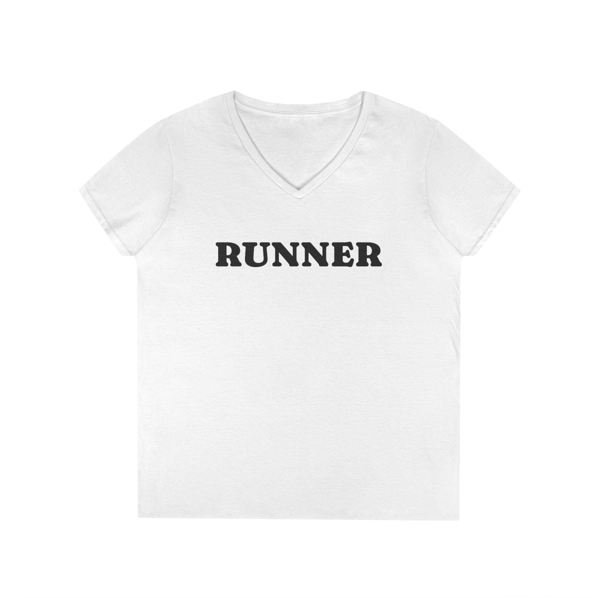 Runner V - Neck T-Shirt — Women's Casual Running Tee - Best Run Yet Apparel and Gifts