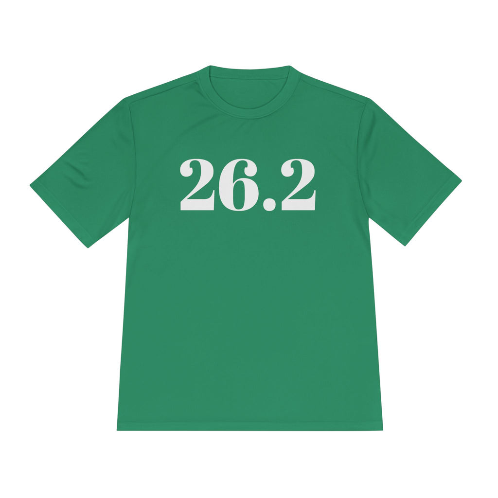 Marathon 26.2 Moisture - Wicking Tee - Best Run Yet Apparel and Gifts