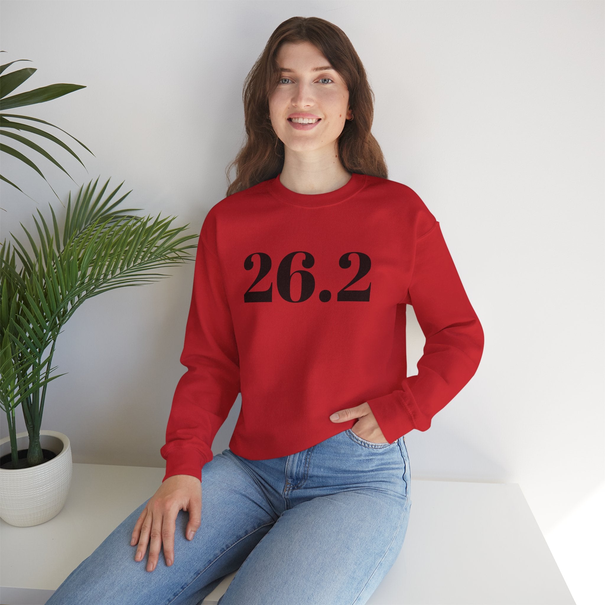 Marathon 26.2 Sweatshirt — Runner Crewneck - Best Run Yet Apparel and Gifts