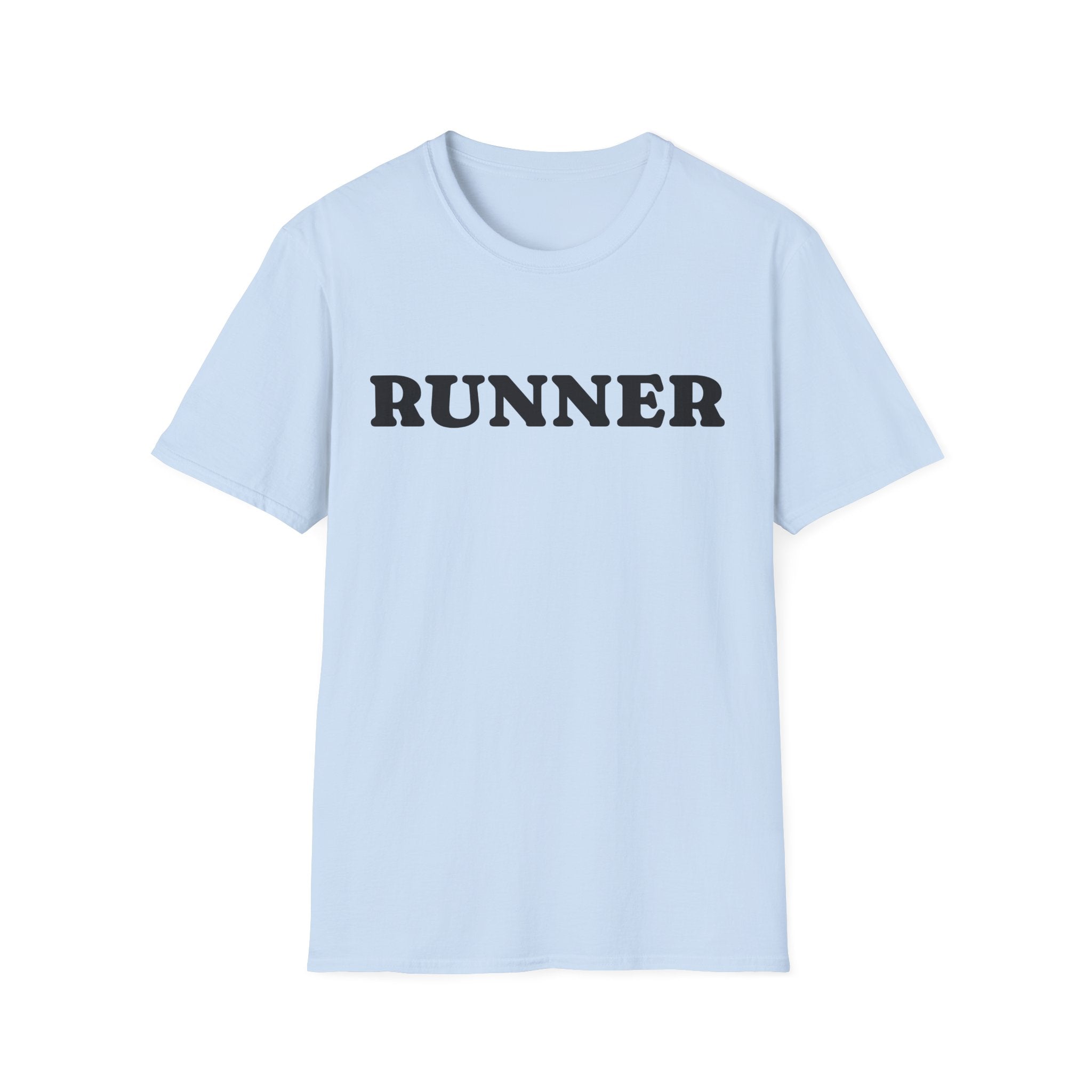 Runner Soft Style T-Shirt — Minimal Bold Running Tee for Runners & Race Day