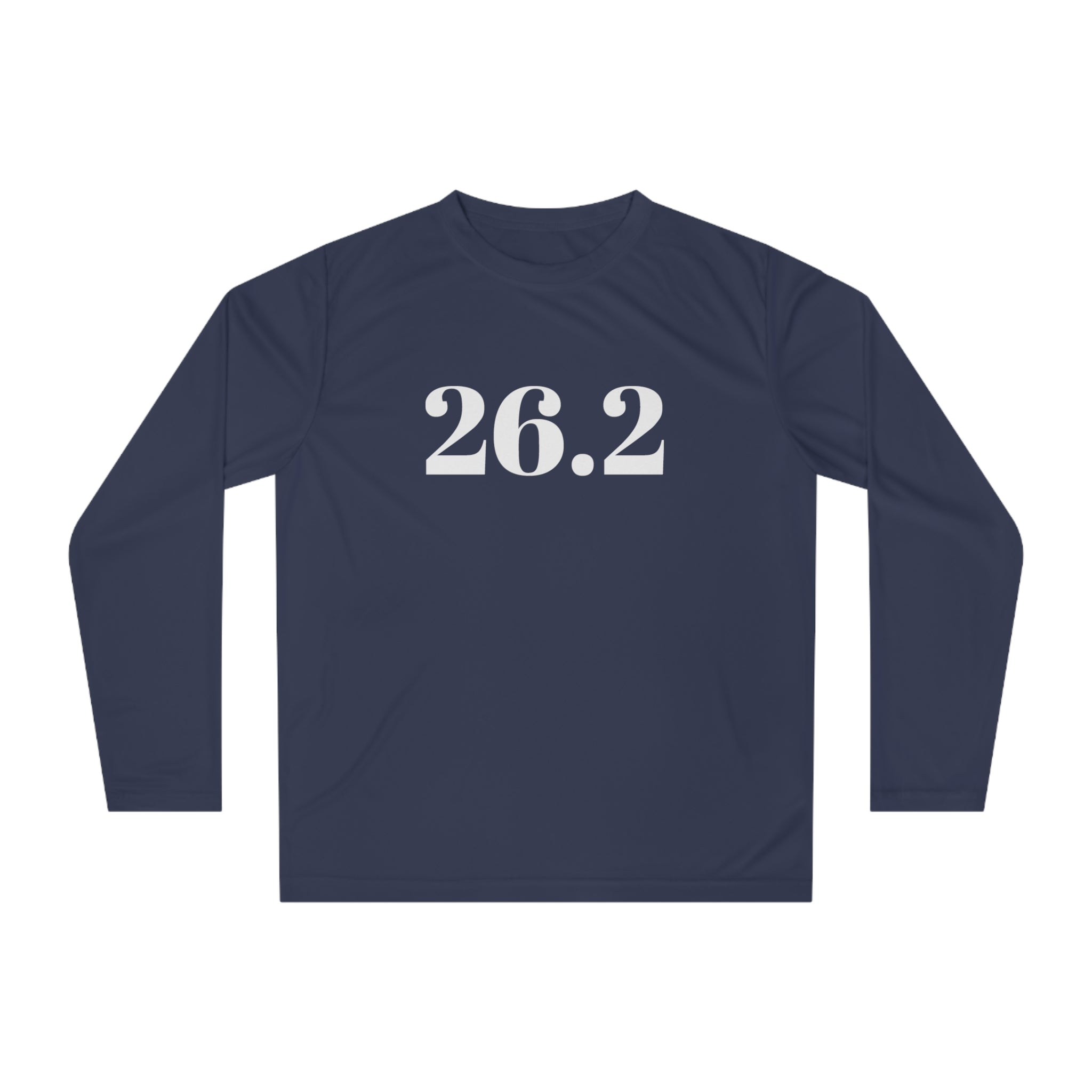 26.2 Marathon Long Sleeve Performance Shirt - Best Run Yet Apparel and Gifts