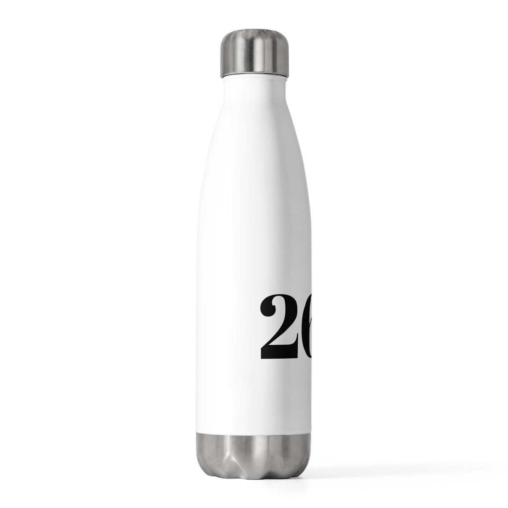 Marathon 26.2 Stainless Insulated Bottle – 20oz Runner Water Thermos - Best Run Yet Apparel and Gifts