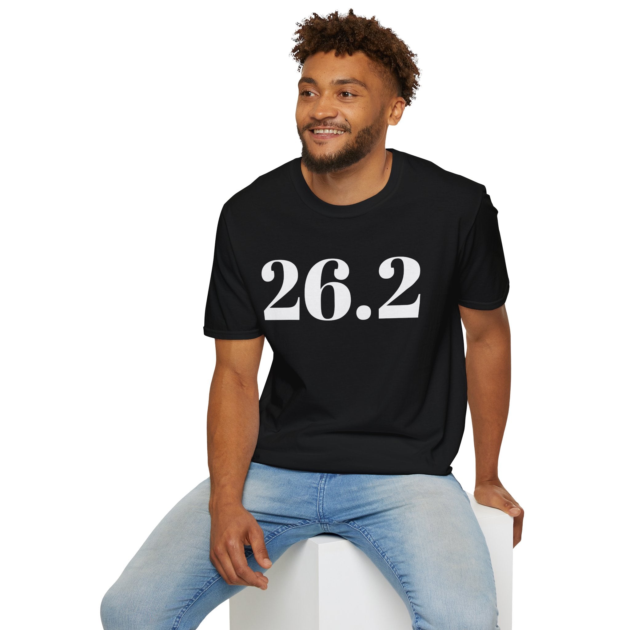 26.2 Marathon Soft Style T-Shirt — Bold Race Distance Tee for Runners