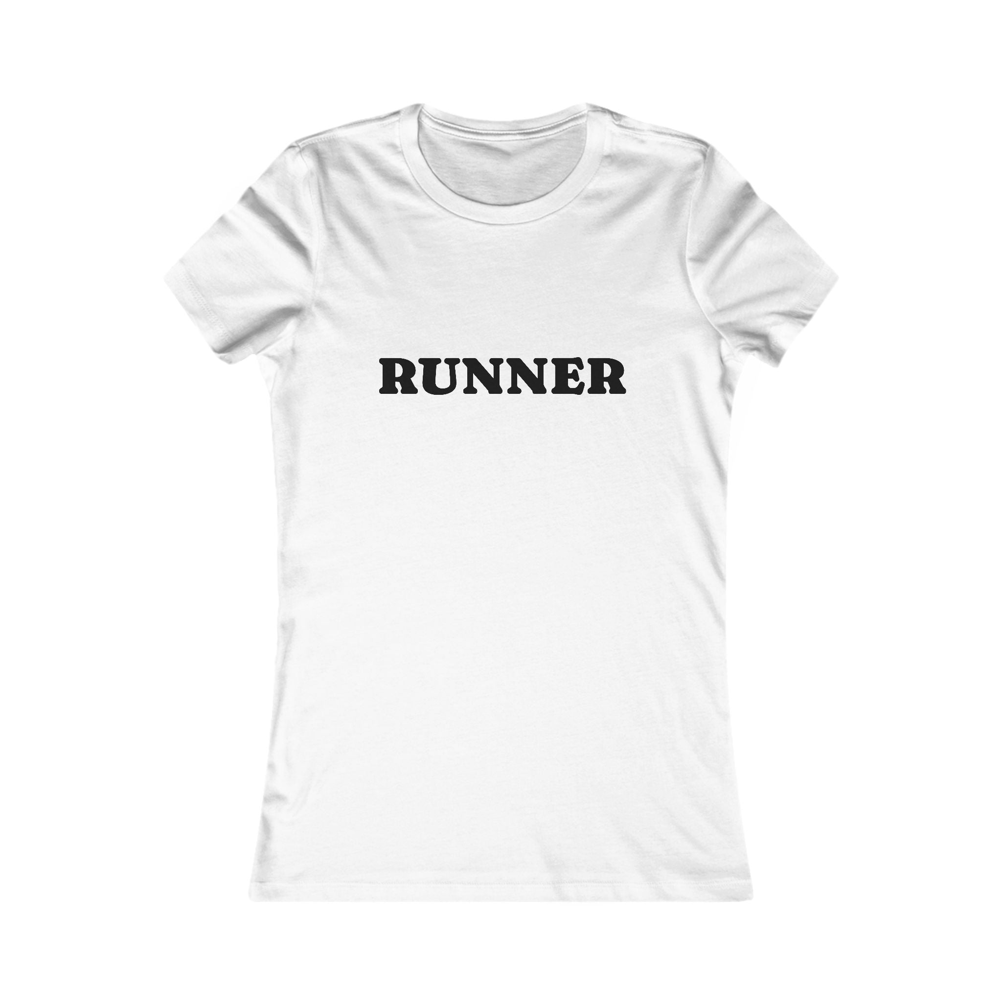 Runner Women's Tee — Minimal Athletic Graphic Shirt - Best Run Yet Apparel and Gifts