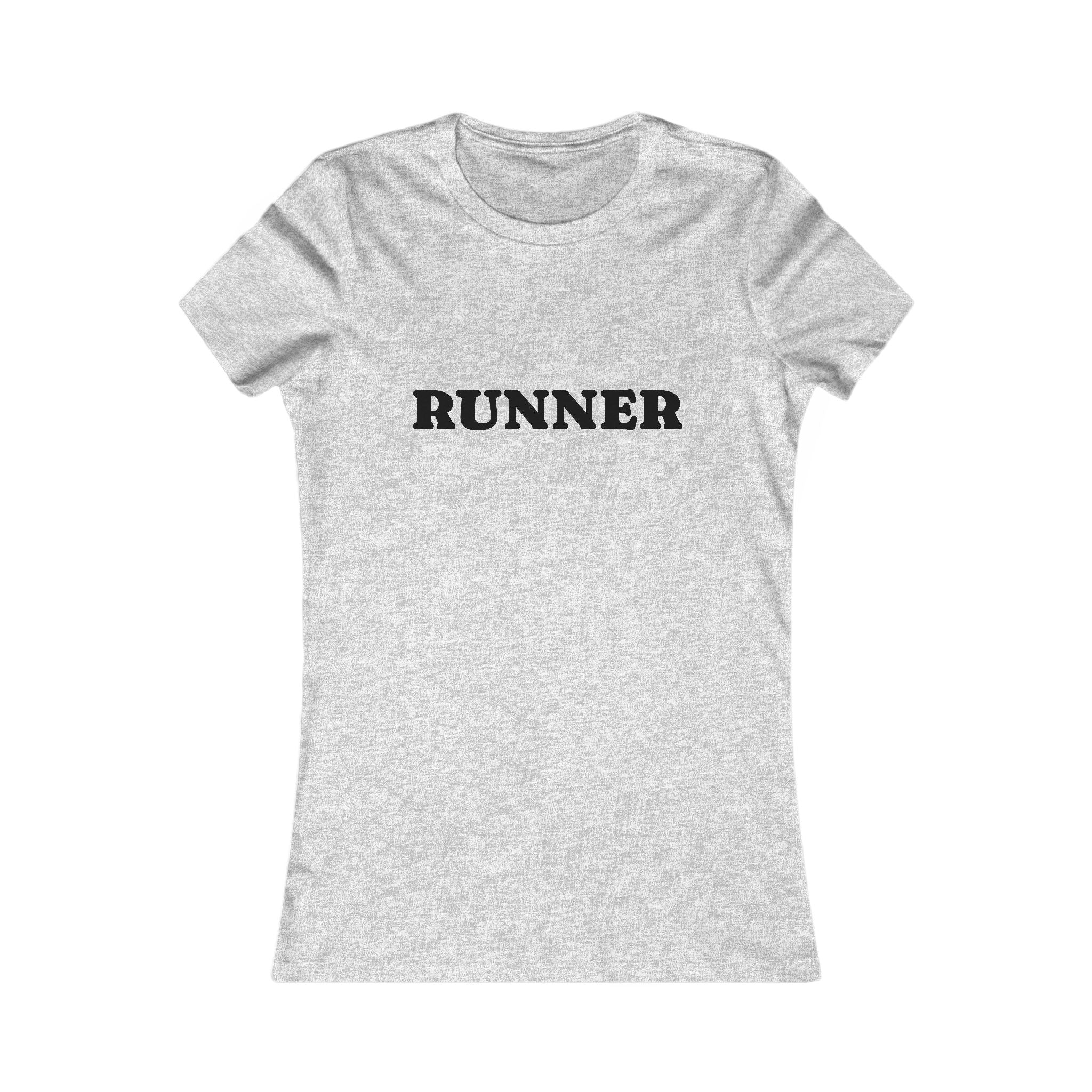 Runner Women's Tee — Minimal Athletic Graphic Shirt - Best Run Yet Apparel and Gifts