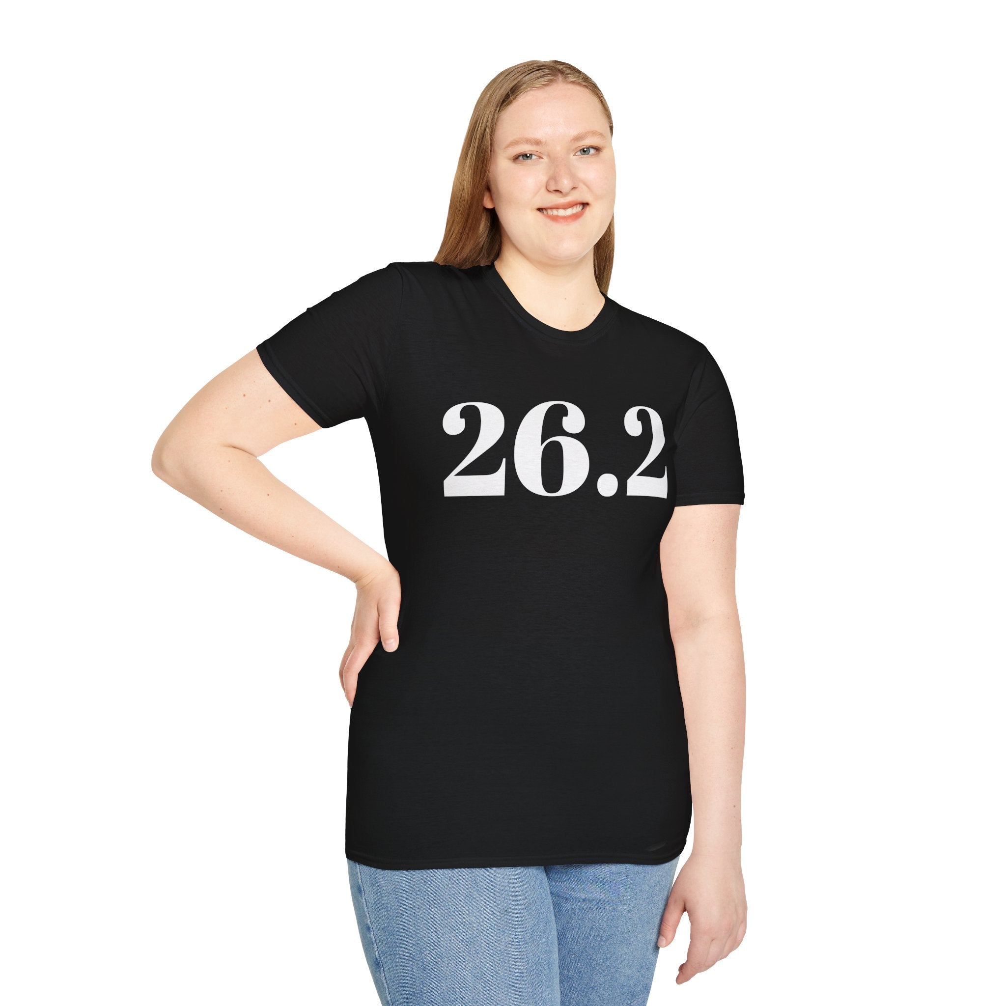 26.2 Marathon Soft Style T-Shirt — Bold Race Distance Tee for Runners