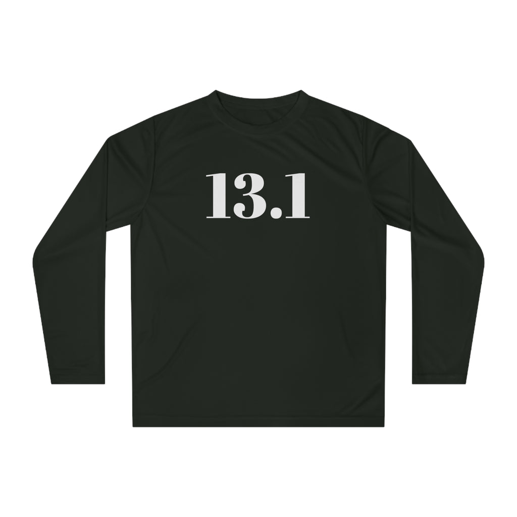 13.1 Half Marathon Performance Long Sleeve Shirt — Runner Training Top - Best Run Yet Apparel and Gifts