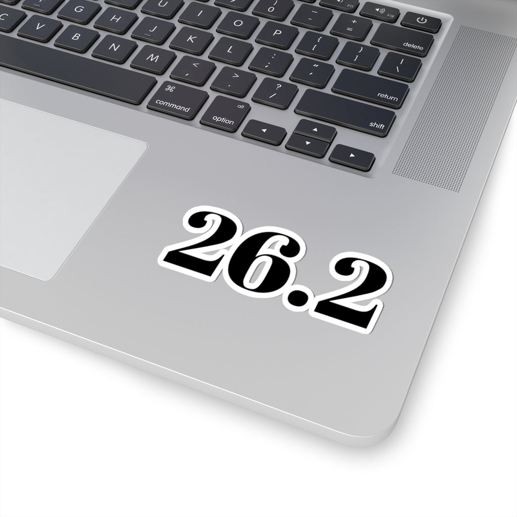 26.2 Marathon Sticker — Kiss - Cut Vinyl Decal for Runners - Best Run Yet Apparel and Gifts
