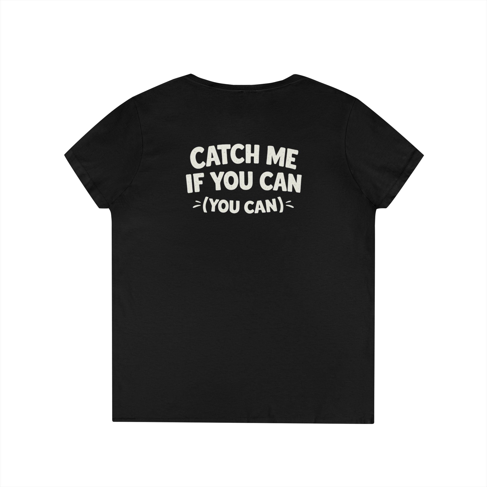 Slow Running Turtle V-Neck Tee — "Slow Running Is Still Running" Motivational Running Shirt