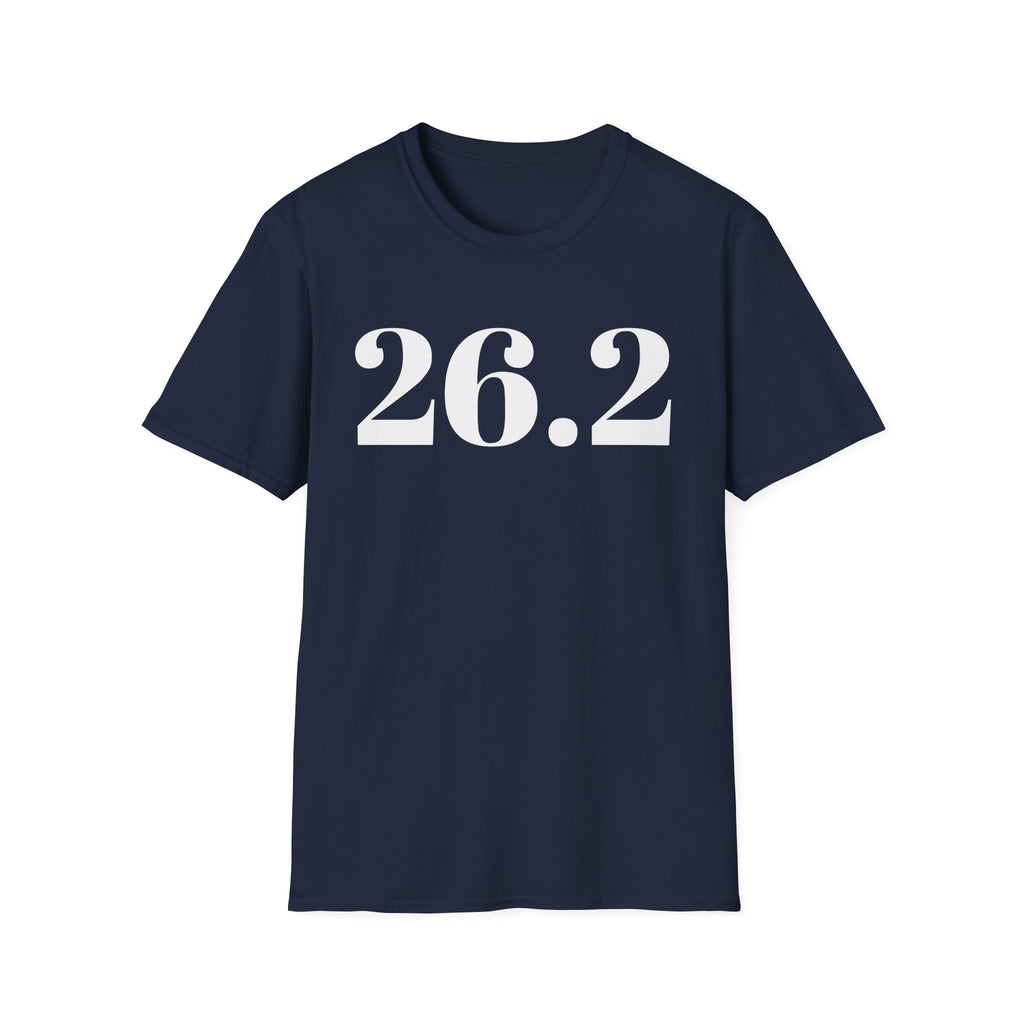 26.2 Marathon Soft Style T-Shirt — Bold Race Distance Tee for Runners