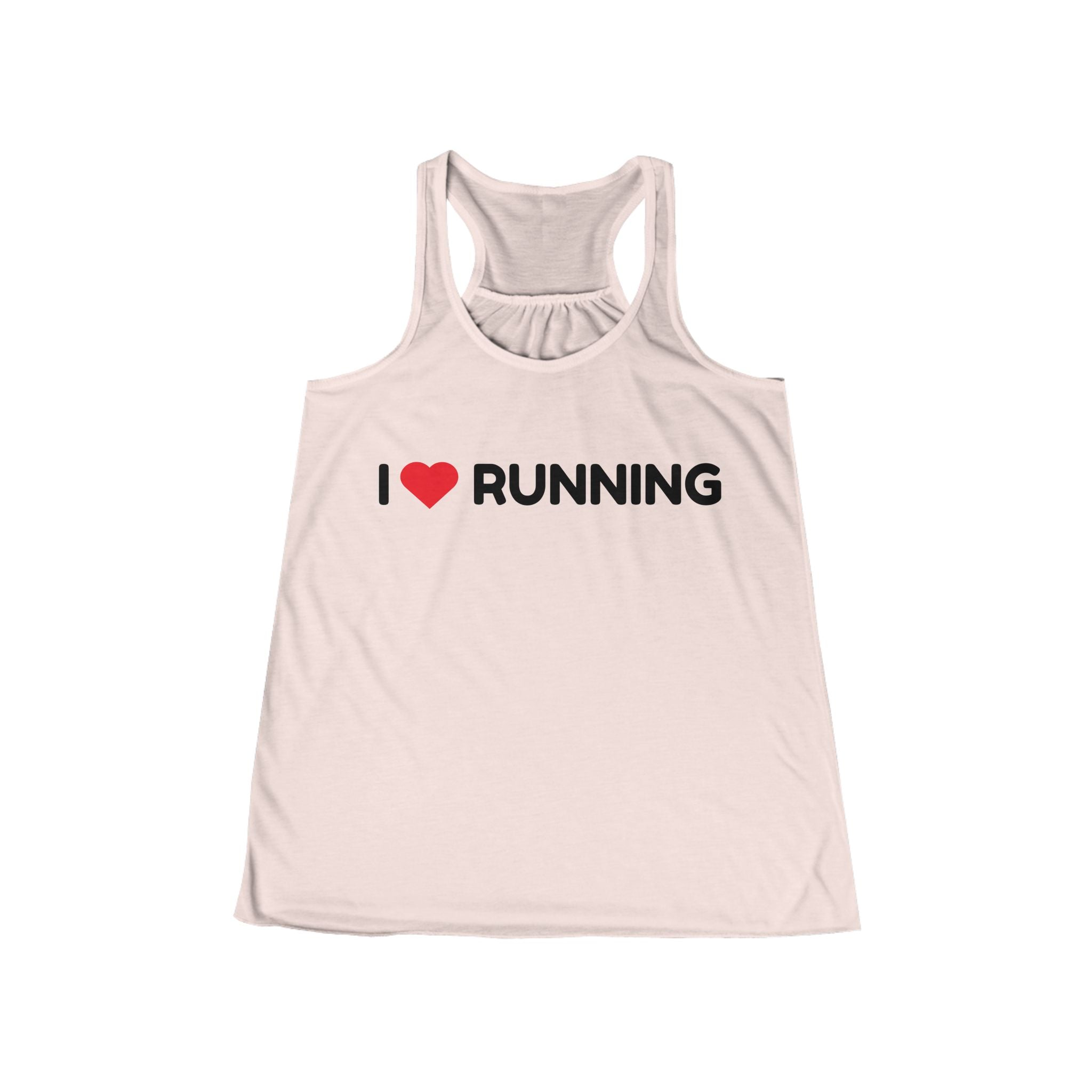Running Tank Top — “I Heart RUNNING” Women's Racerback Tank