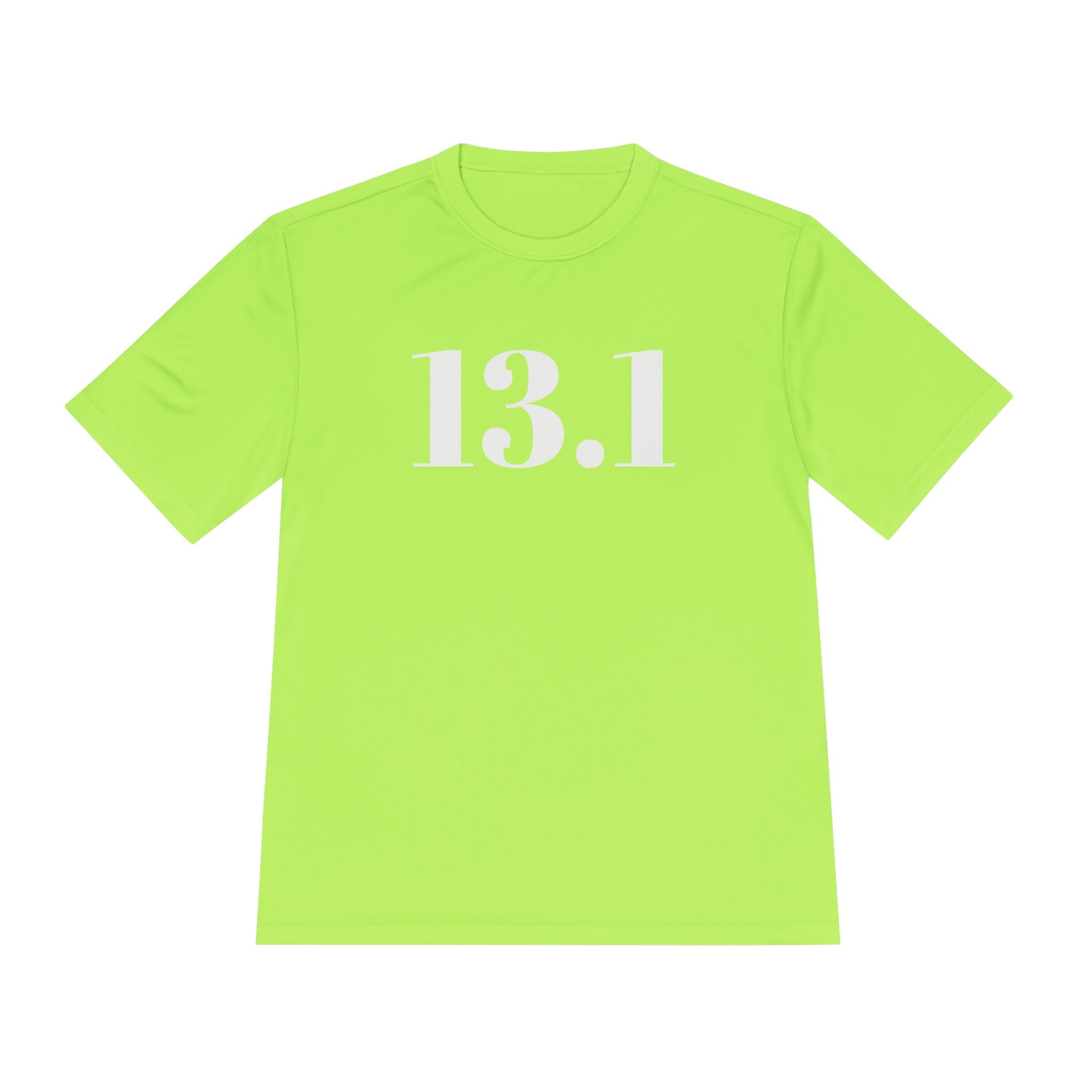 13.1 Half Marathon Running Tee — Moisture - Wicking Race Shirt - Best Run Yet Apparel and Gifts