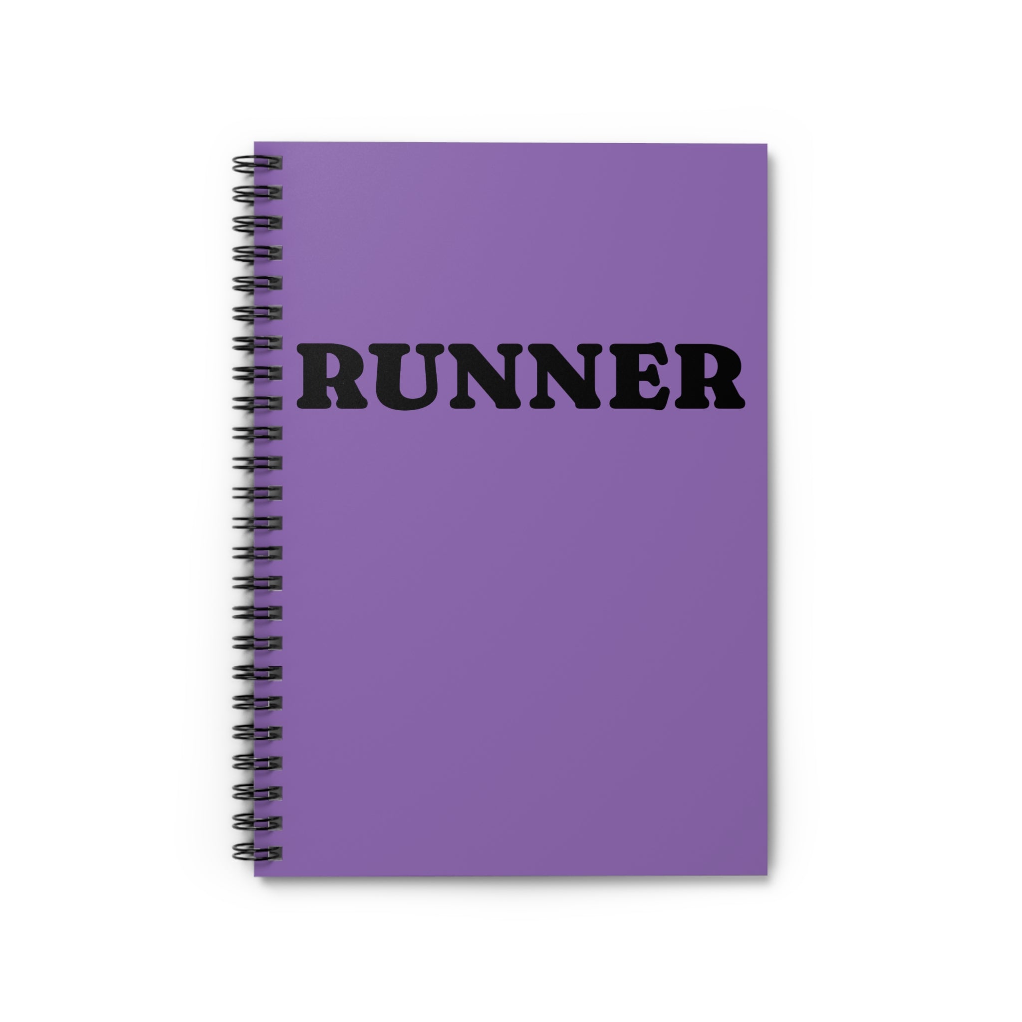 Runner Spiral Notebook — Purple Ruled Journal for Runners, Training Log & Race Notes - Best Run Yet Apparel and Gifts