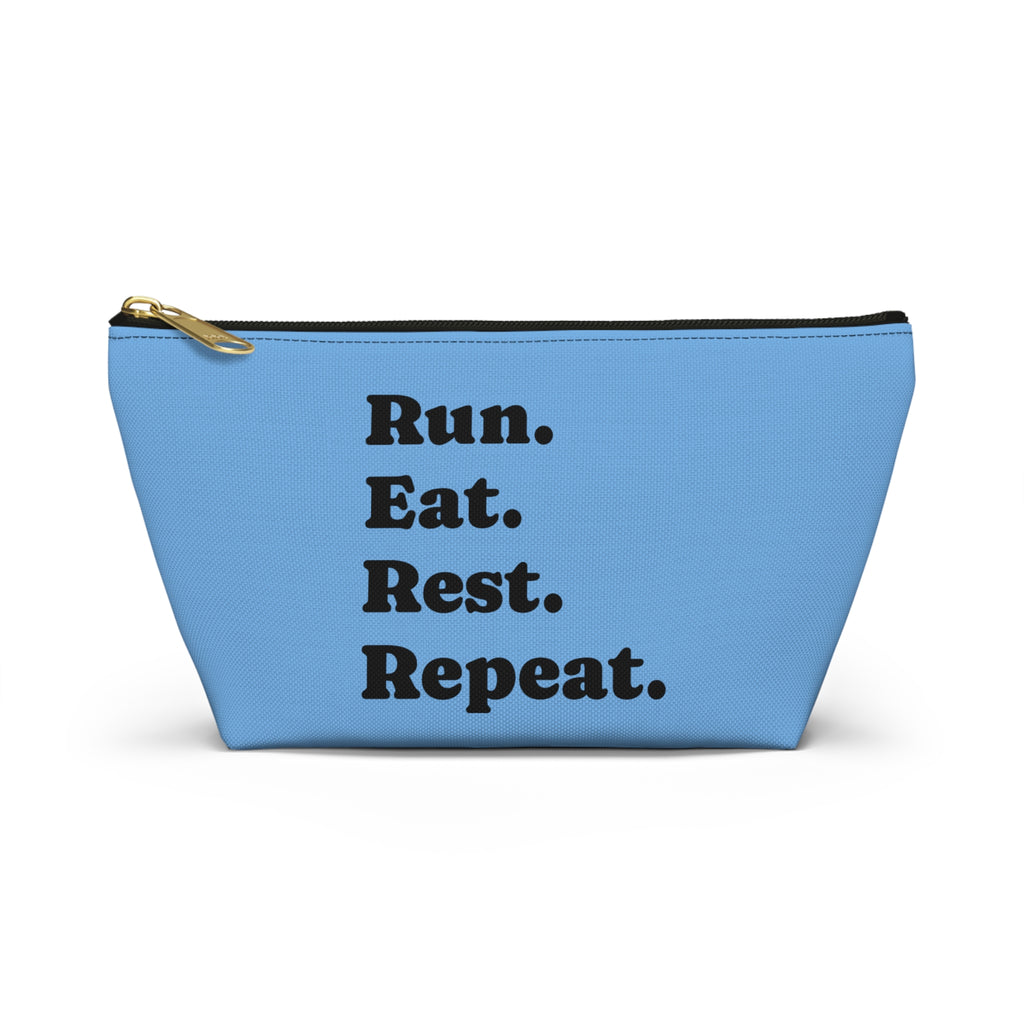 Run. Eat. Rest. Repeat. Accessory Pouch