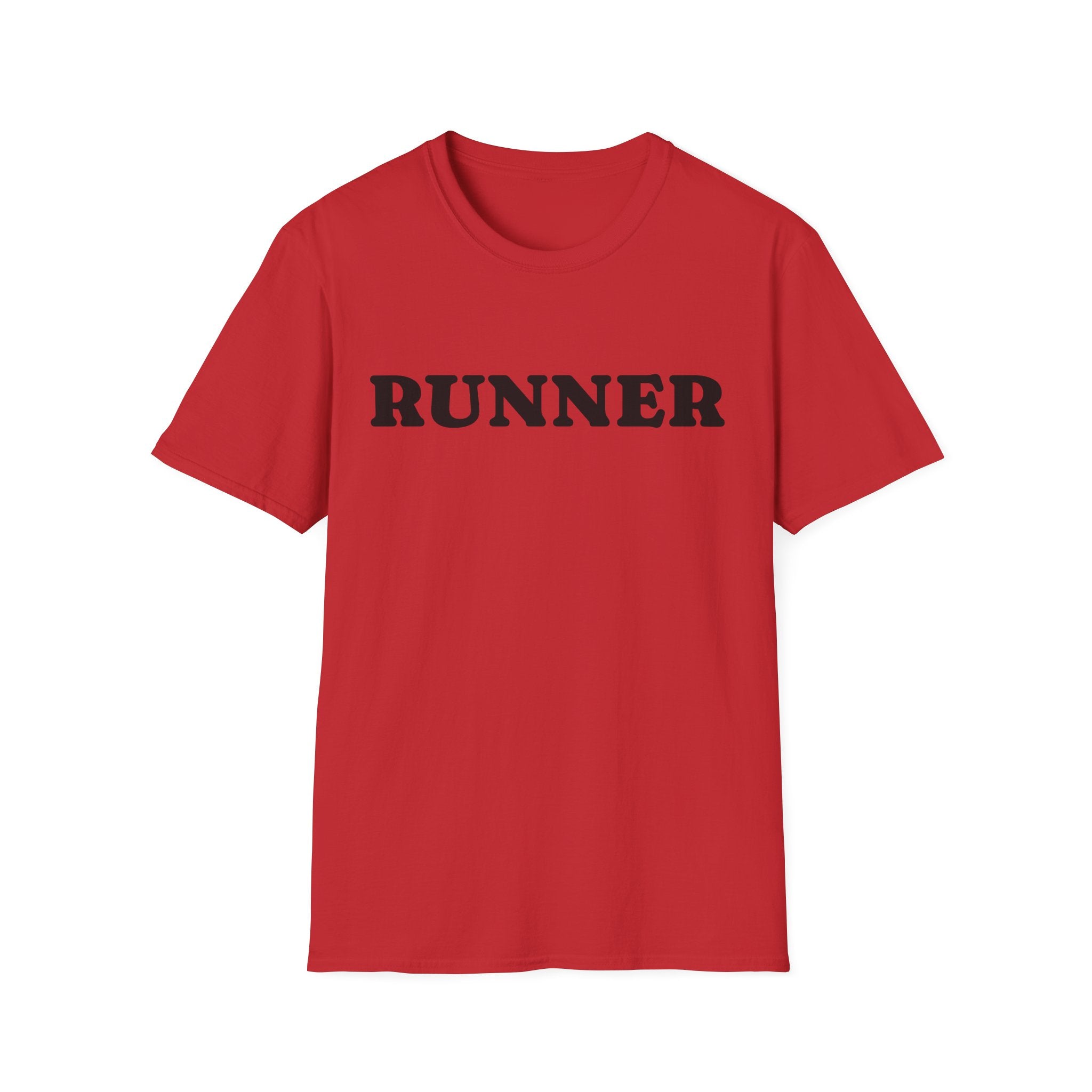 Runner Soft Style T-Shirt — Minimal Bold Running Tee for Runners & Race Day
