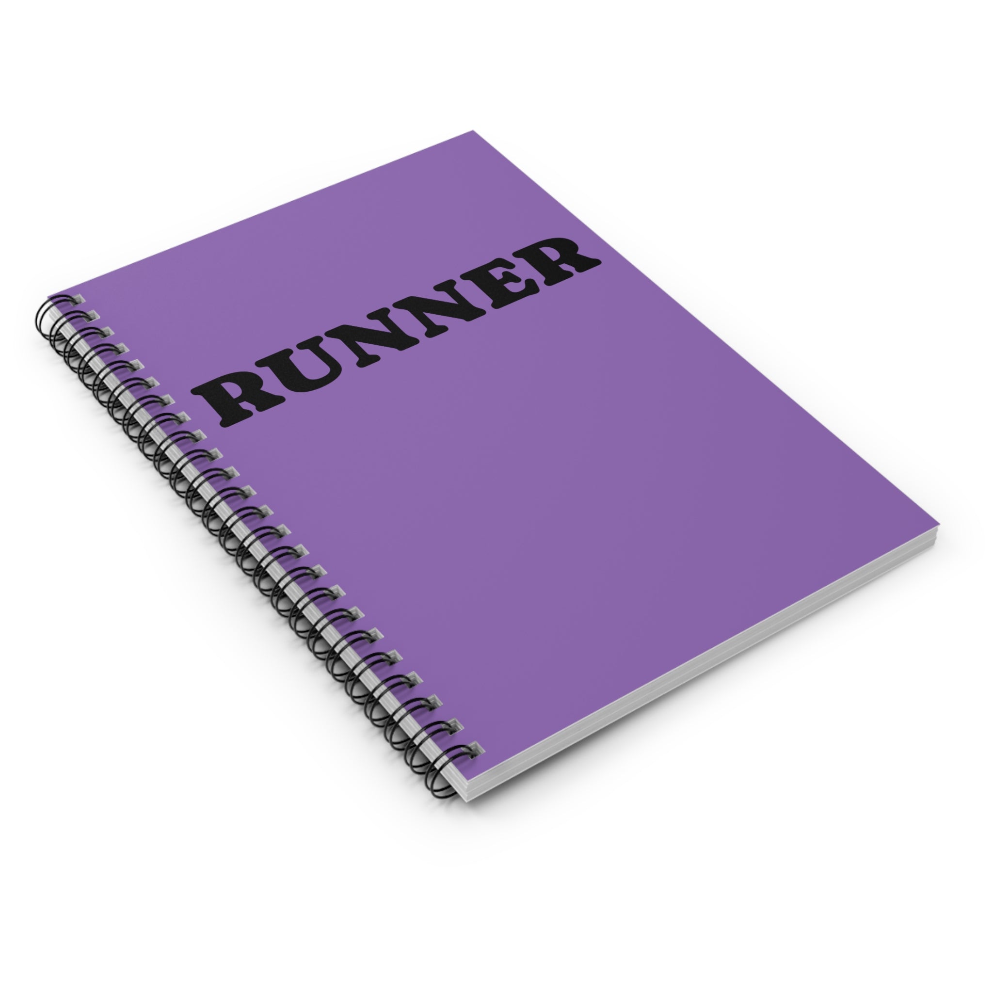 Runner Spiral Notebook — Purple Ruled Journal for Runners, Training Log & Race Notes - Best Run Yet Apparel and Gifts