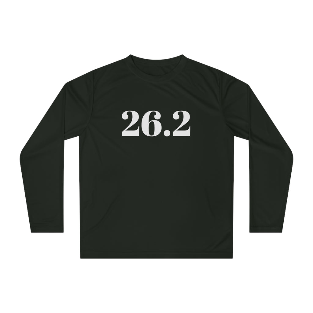 26.2 Marathon Long Sleeve Performance Shirt - Best Run Yet Apparel and Gifts