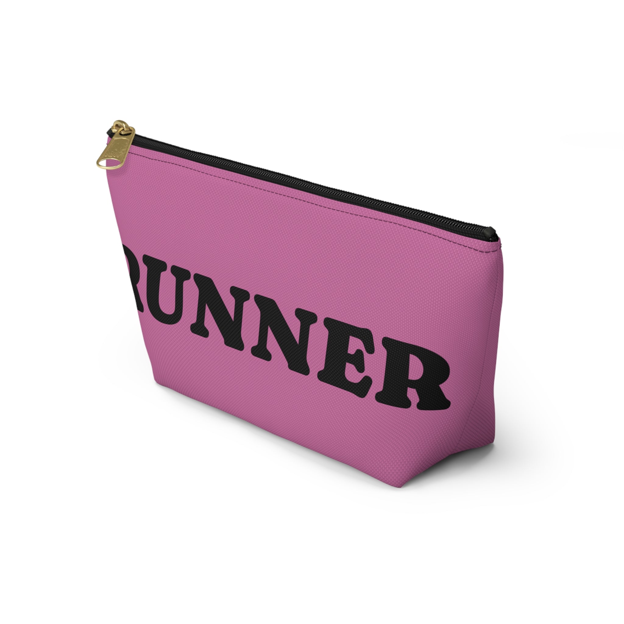 Runner Pink Accessory Pouch — T‑Bottom Makeup & Gear Bag