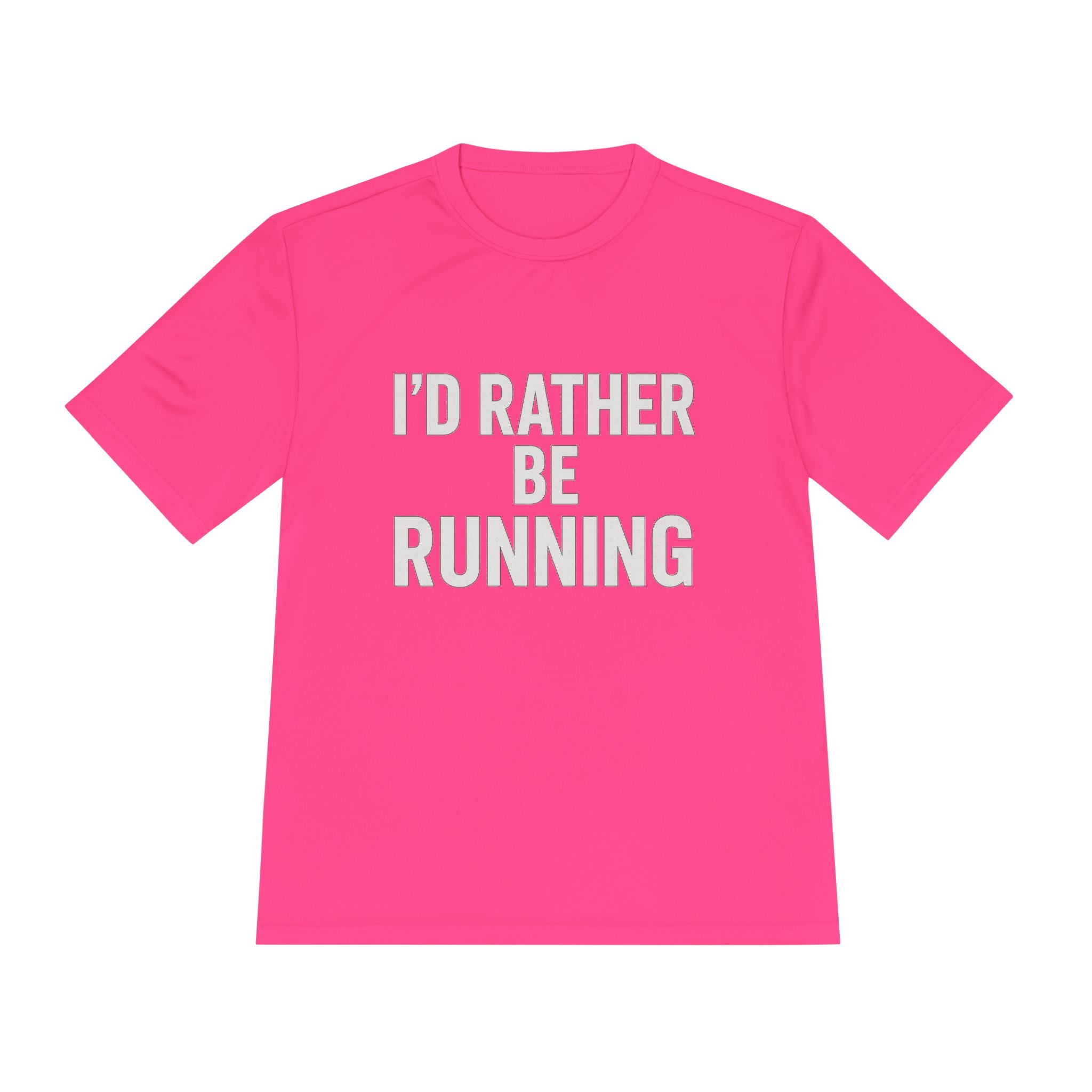 Running Tee — "I'd Rather Be Running" Moisture‑Wicking Performance Shirt - Best Run Yet Apparel and Gifts