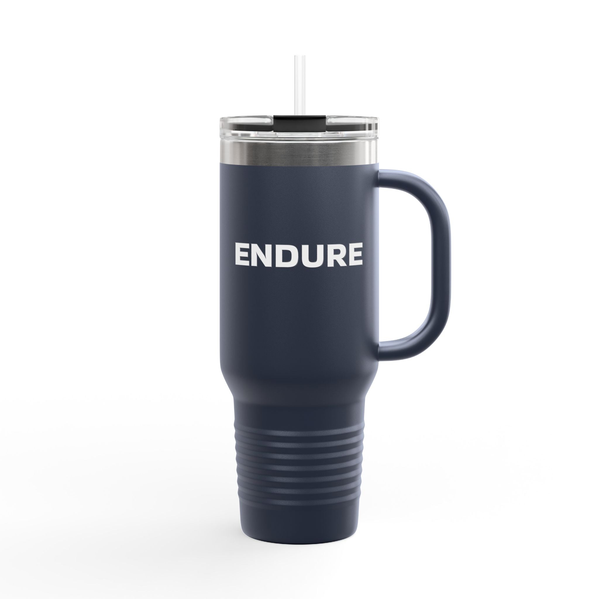 Insulated 40oz Travel Mug — "ENDURE" Motivational Tumbler