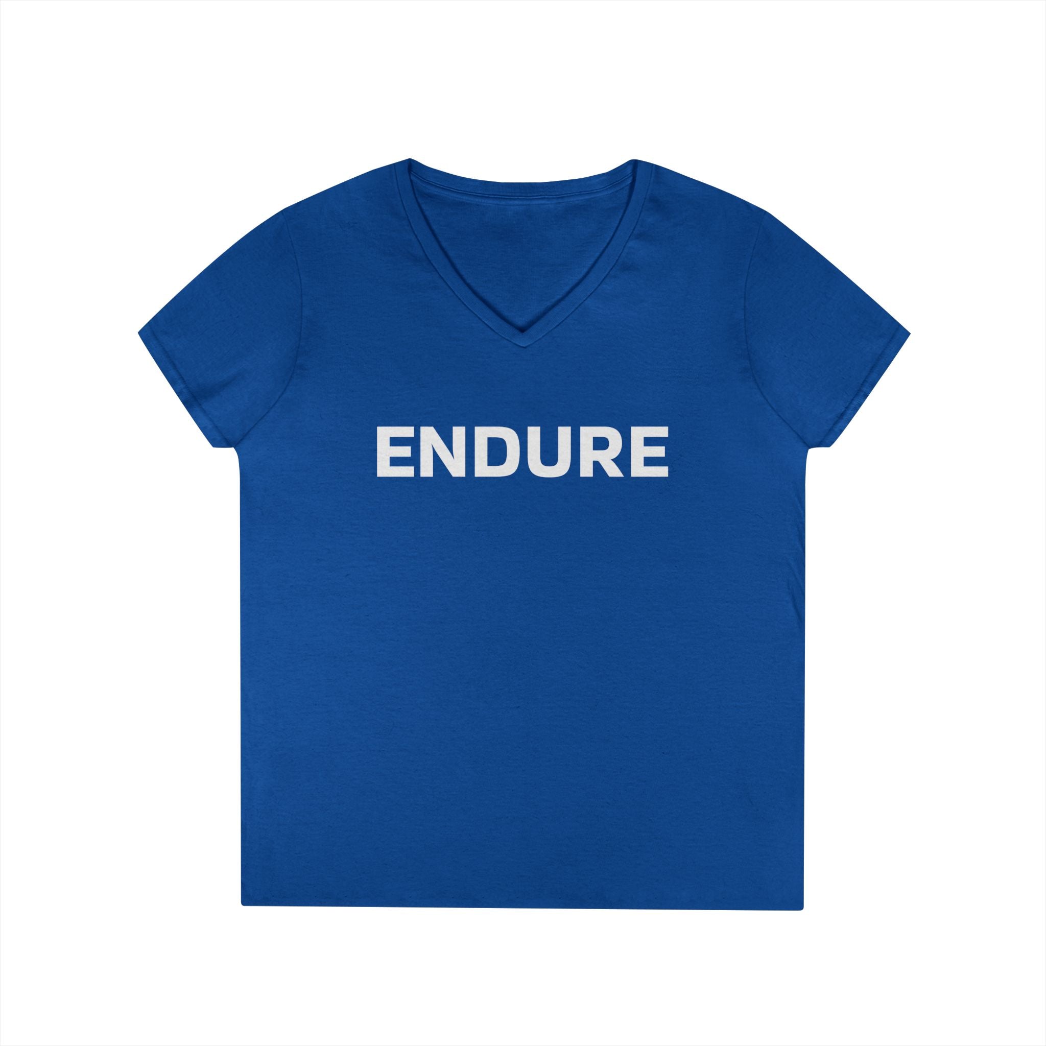 Endure V-Neck Tee - Motivational Women's T-Shirt