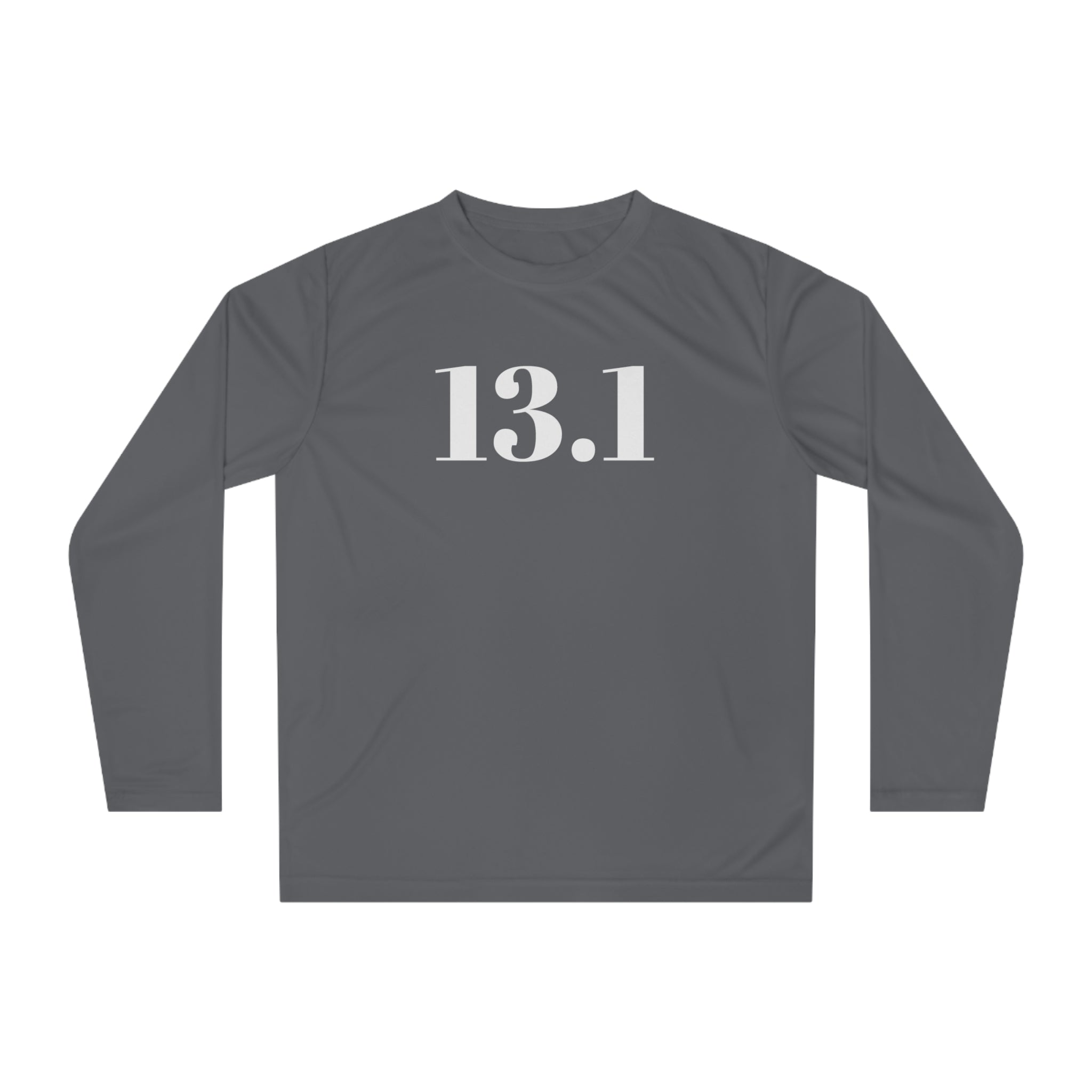 13.1 Half Marathon Performance Long Sleeve Shirt — Runner Training Top