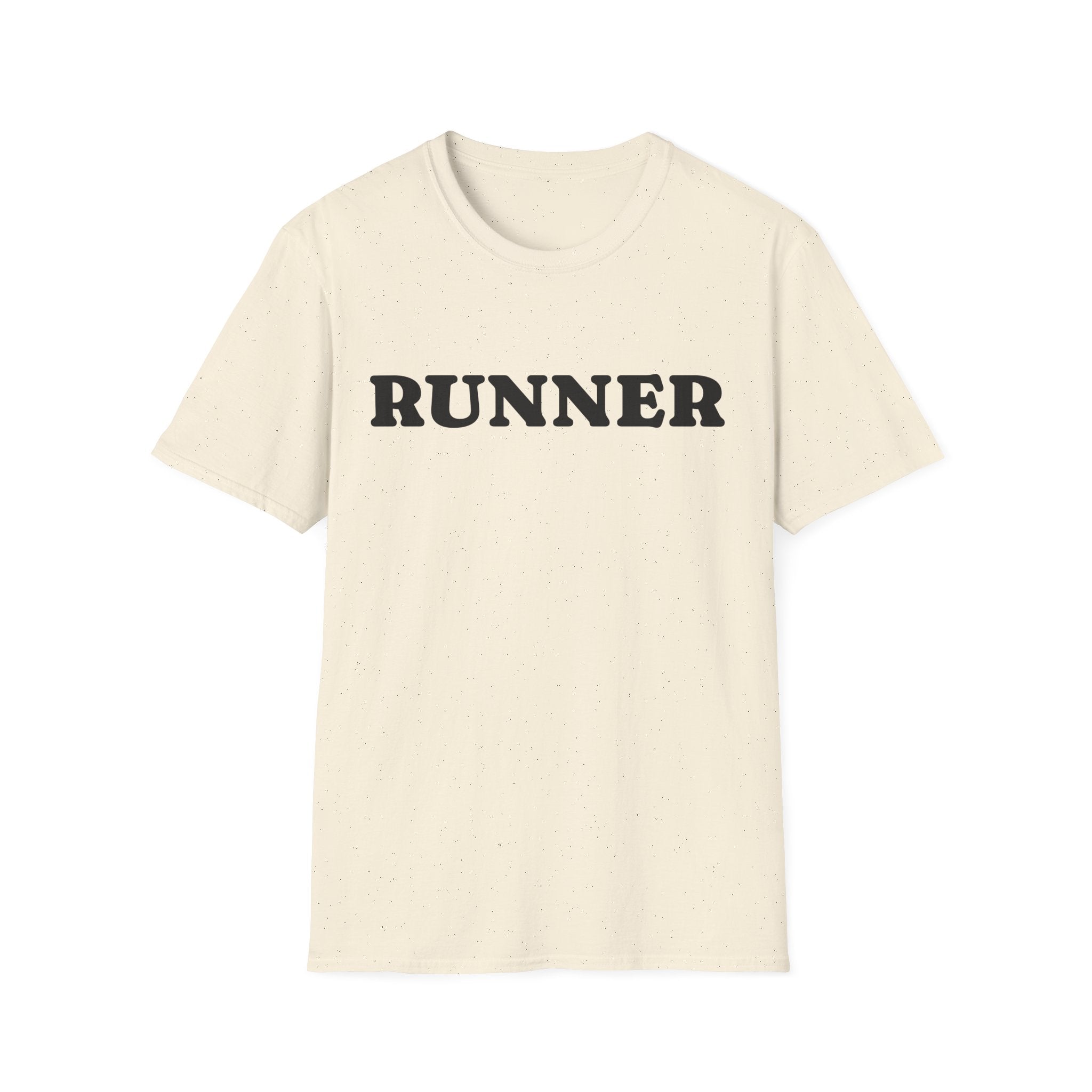 Runner Soft Style T-Shirt — Minimal Bold Running Tee for Runners & Race Day