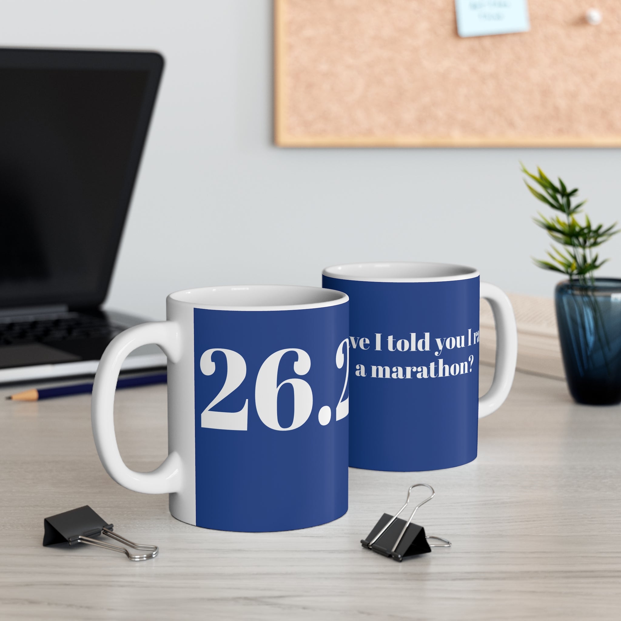 Marathon Runner Coffee Mug — 11oz Running Fuel Cup - Best Run Yet Apparel and Gifts