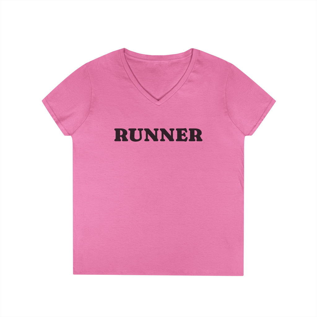 Runner V - Neck T-Shirt — Women's Casual Running Tee - Best Run Yet Apparel and Gifts