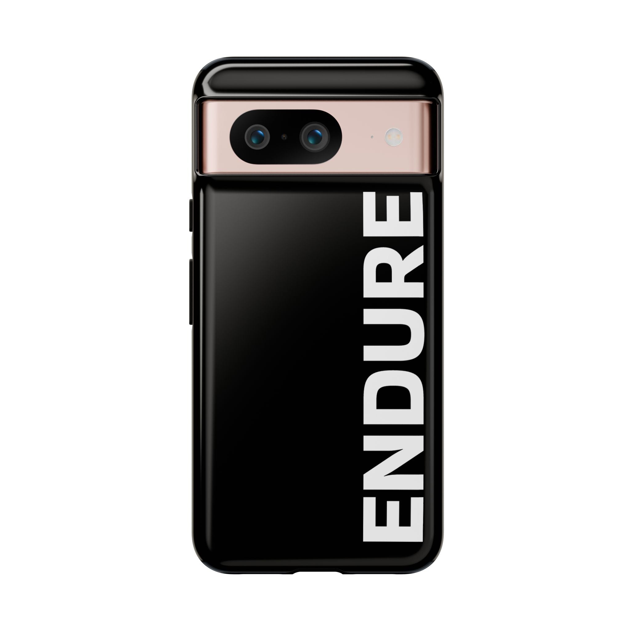 Endure Vertical Bold Phone Case — Tough Black Protective Cover