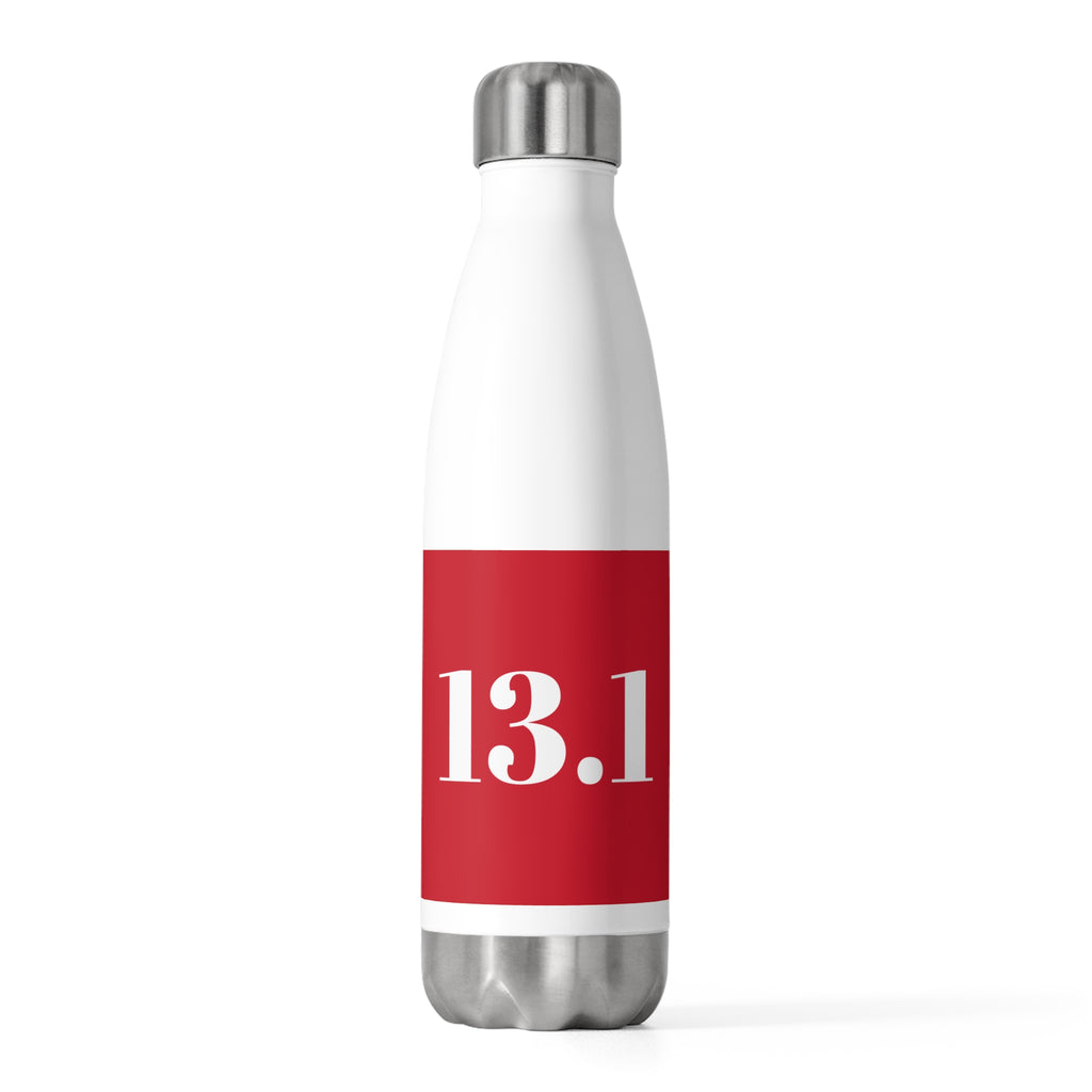 Insulated Bottle — 13.1 Half Marathon Stainless Steel Water Bottle (20oz) - Best Run Yet Apparel and Gifts