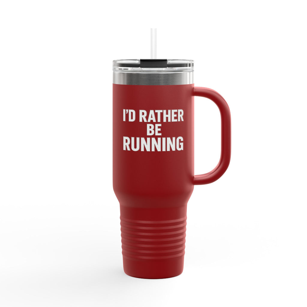 I’d Rather Be Running 40oz Insulated Travel Mug - Best Run Yet Apparel and Gifts