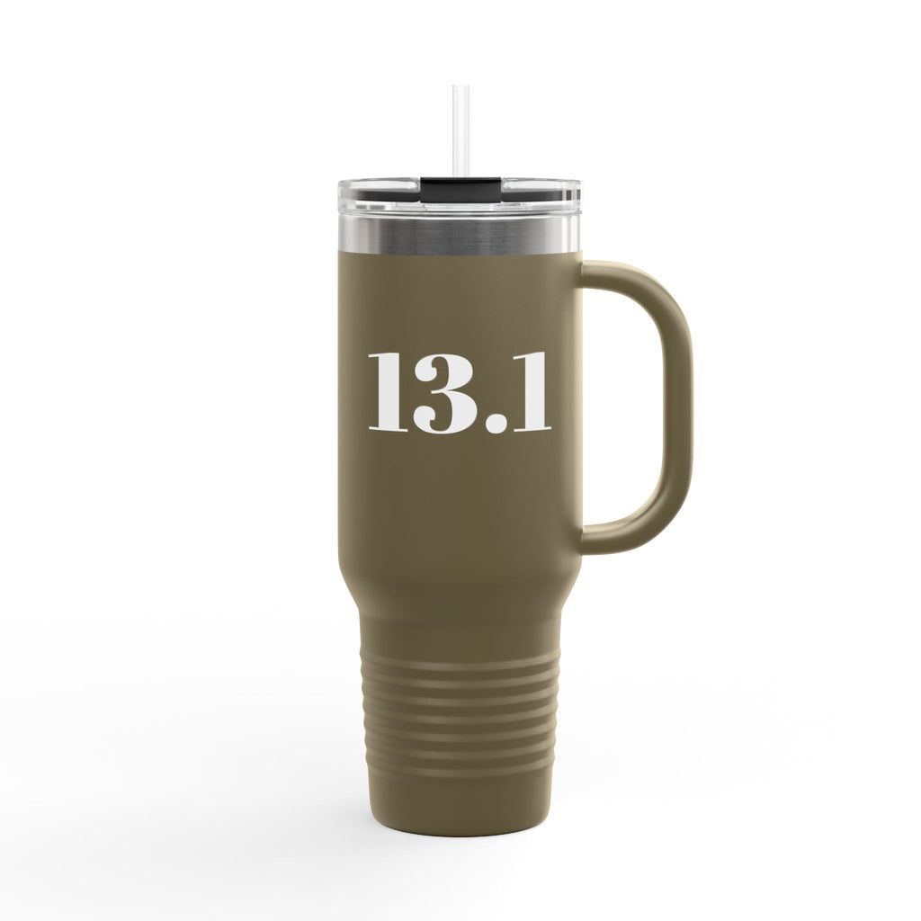 13.1 Half Marathon Insulated Travel Mug - 40 oz - Best Run Yet Apparel and Gifts