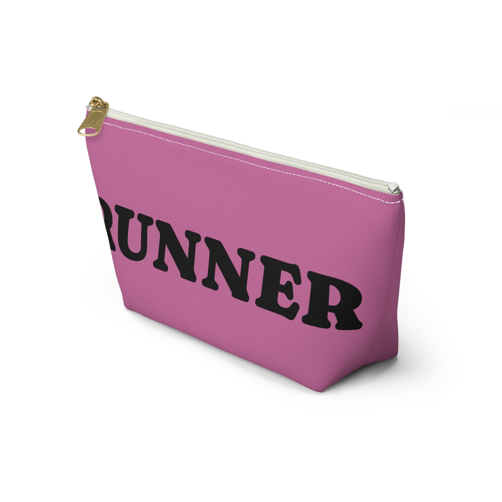 Runner Pink Accessory Pouch — T‑Bottom Makeup & Gear Bag
