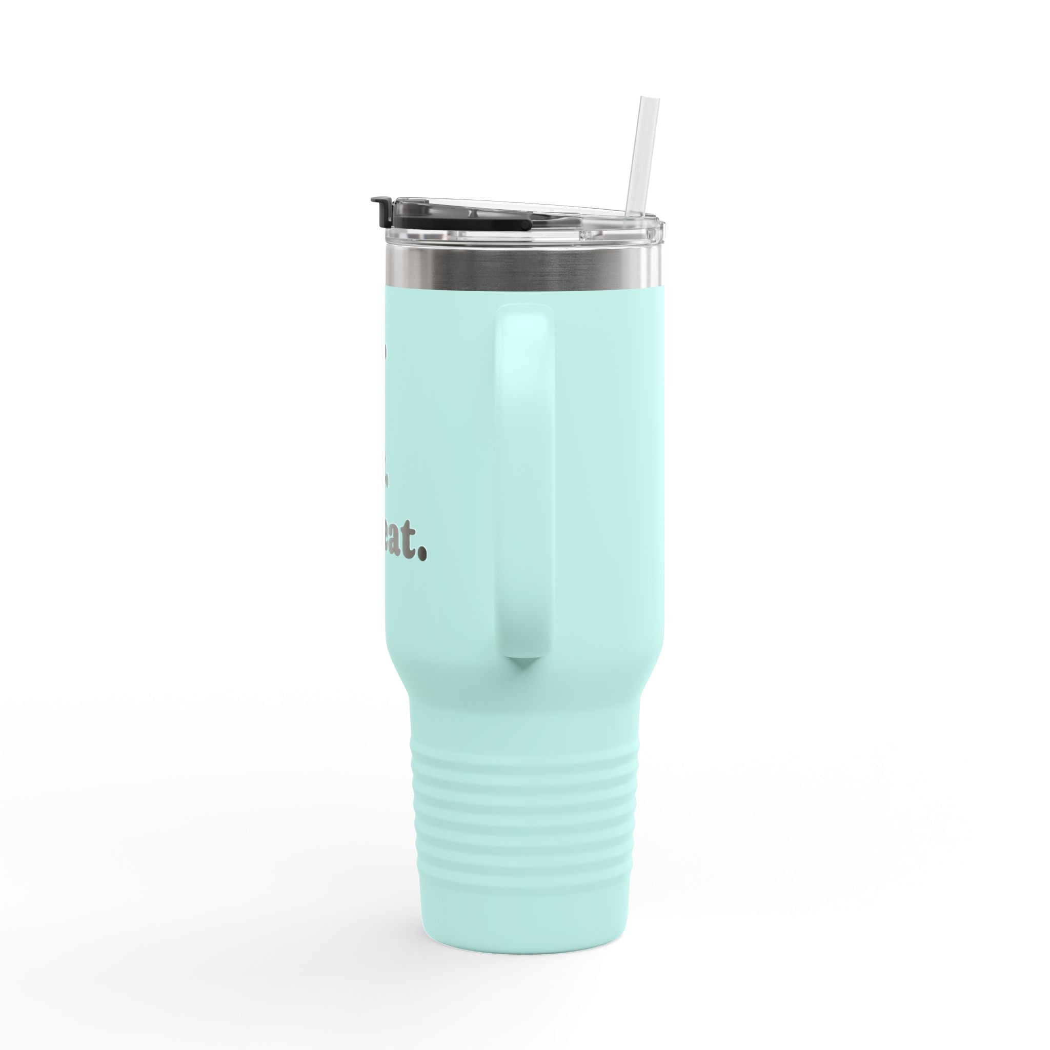 Run. Eat. Rest. Repeat. 40oz Insulated Travel Mug - Best Run Yet Apparel and Gifts