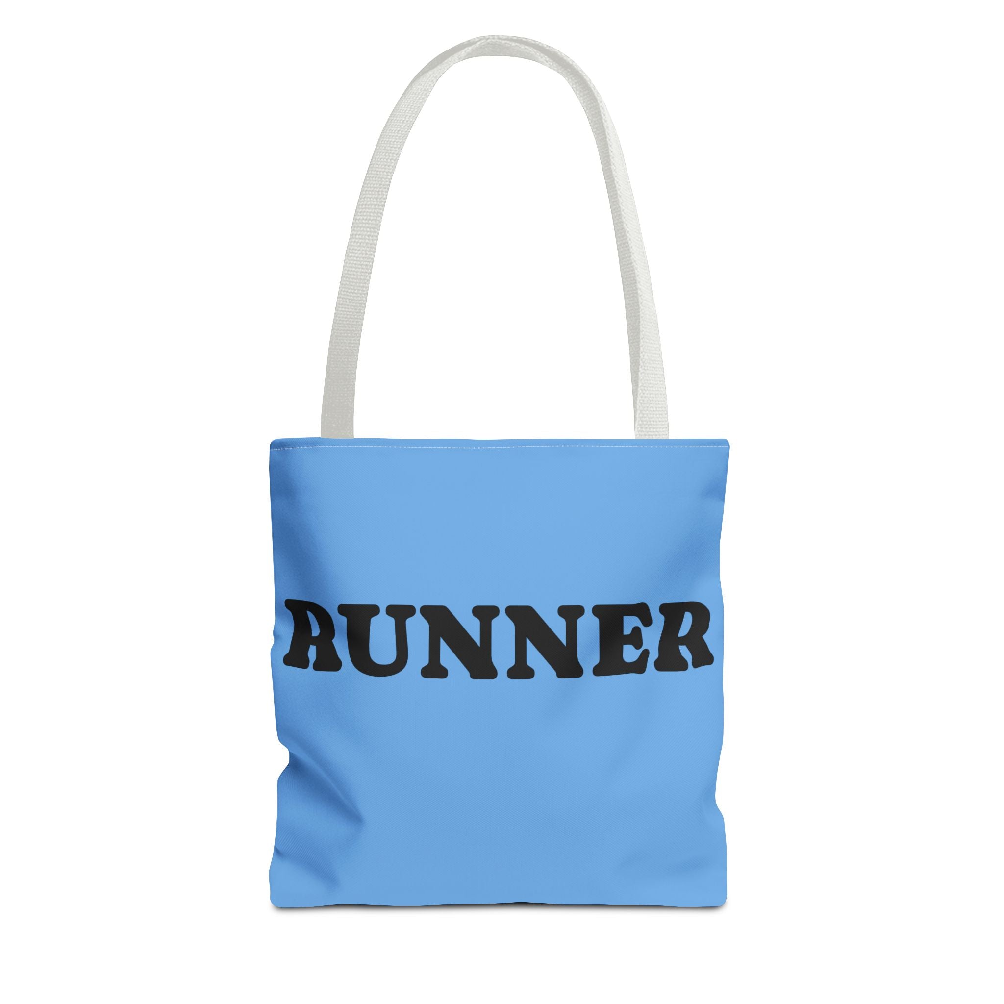Runner Tote Bag – Blue AOP Running Tote for Runners - Best Run Yet Apparel and Gifts