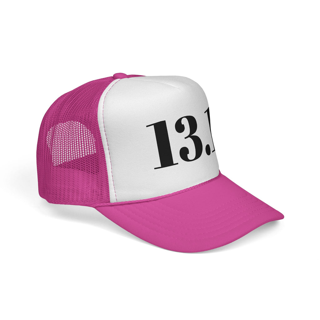 13.1 Half Marathon Trucker Cap — Running Race Finisher Hat - Best Run Yet Apparel and Gifts