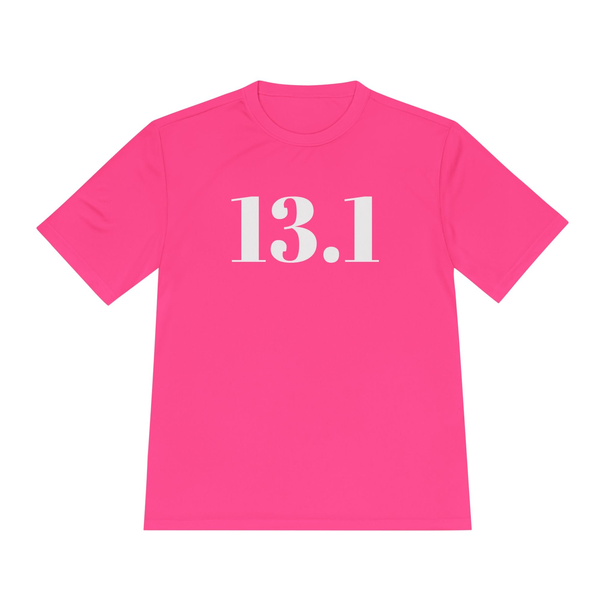 13.1 Half Marathon Running Tee — Moisture - Wicking Race Shirt - Best Run Yet Apparel and Gifts