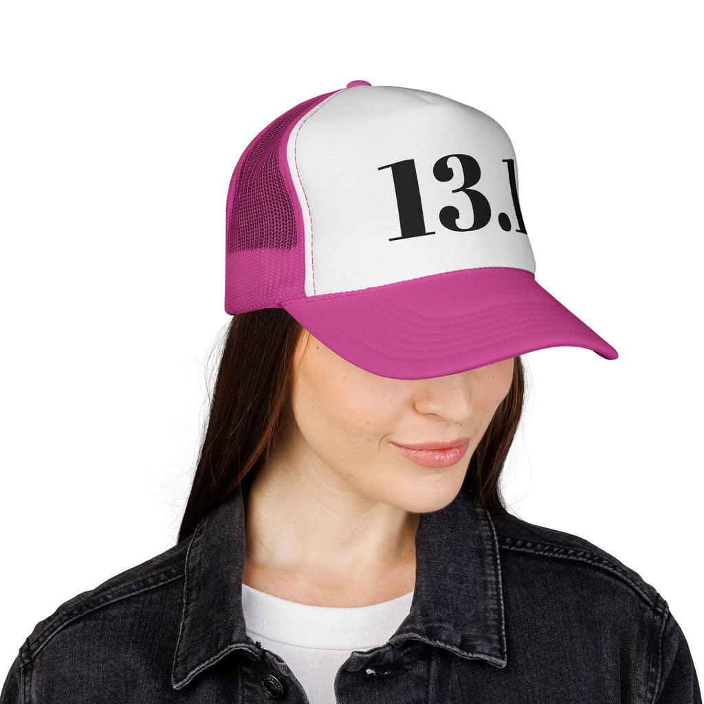 13.1 Half Marathon Trucker Cap — Running Race Finisher Hat - Best Run Yet Apparel and Gifts