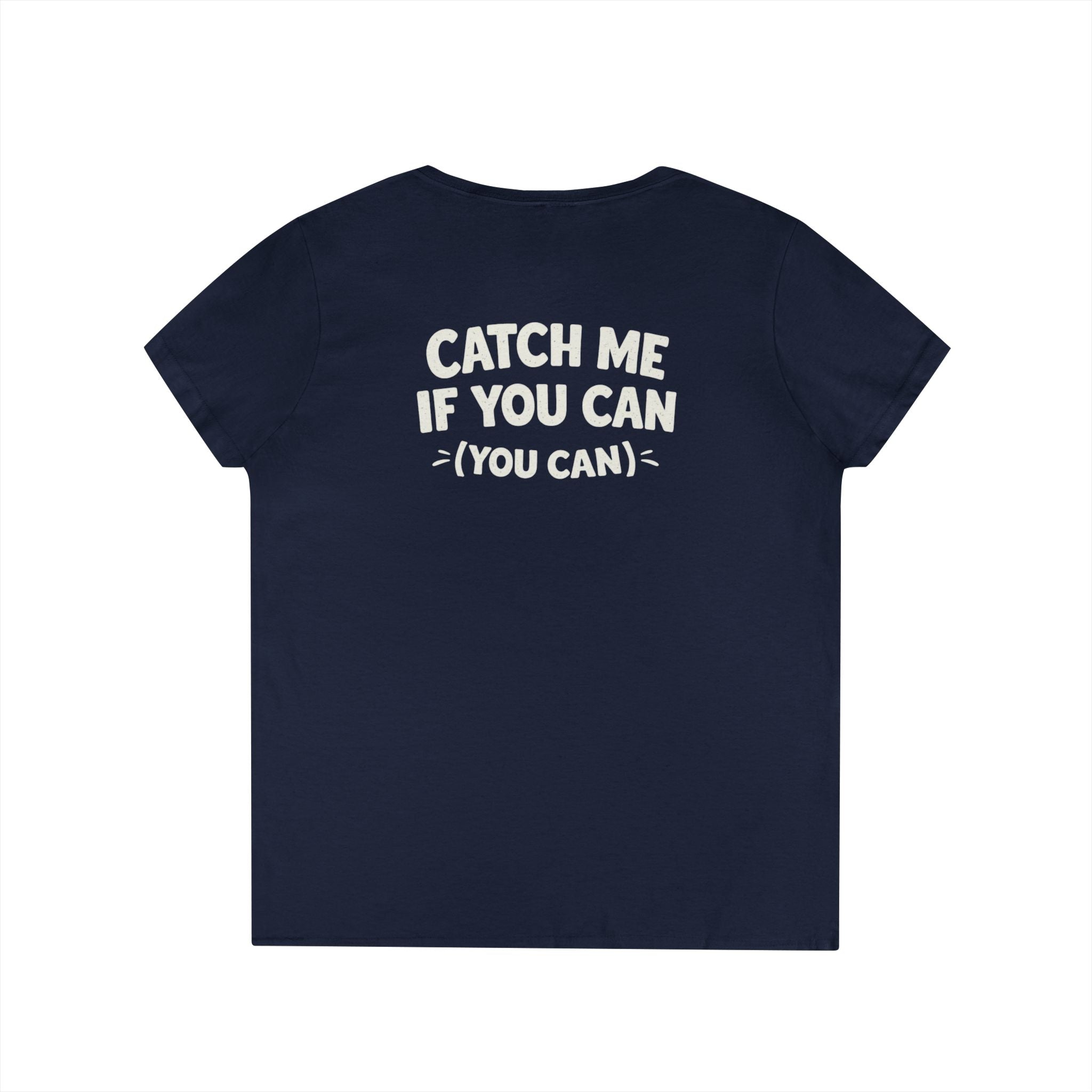 Slow Running Turtle V-Neck Tee — "Slow Running Is Still Running" Motivational Running Shirt