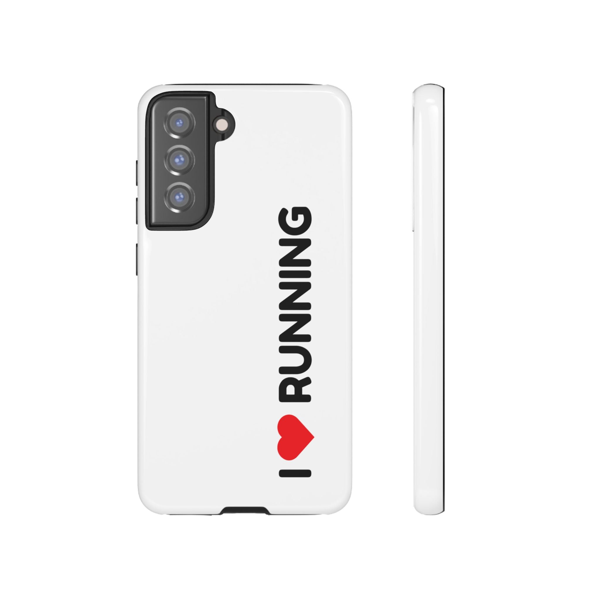 Phone Case — I Love Running Protective Slim Case for Runners