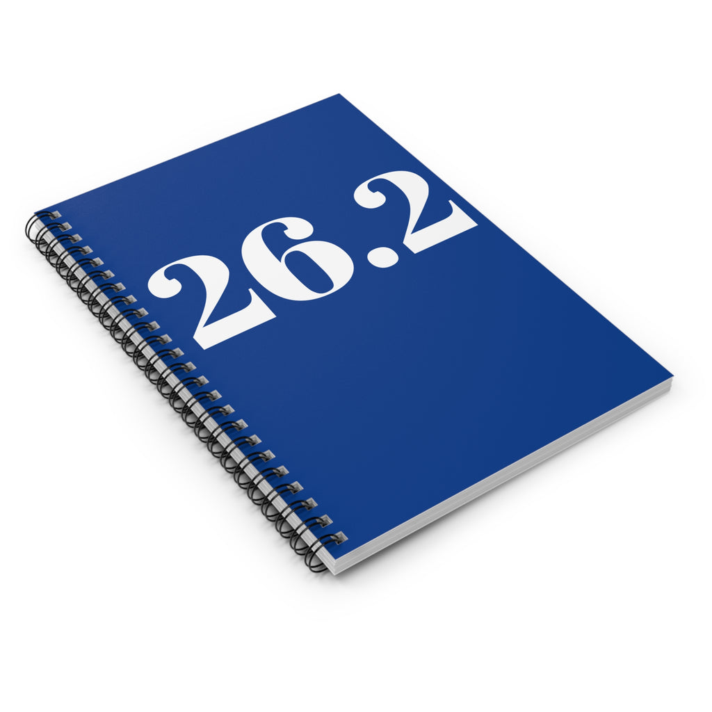 26.2 Marathon Notebook — Ruled Spiral Journal for Runners - Best Run Yet Apparel and Gifts