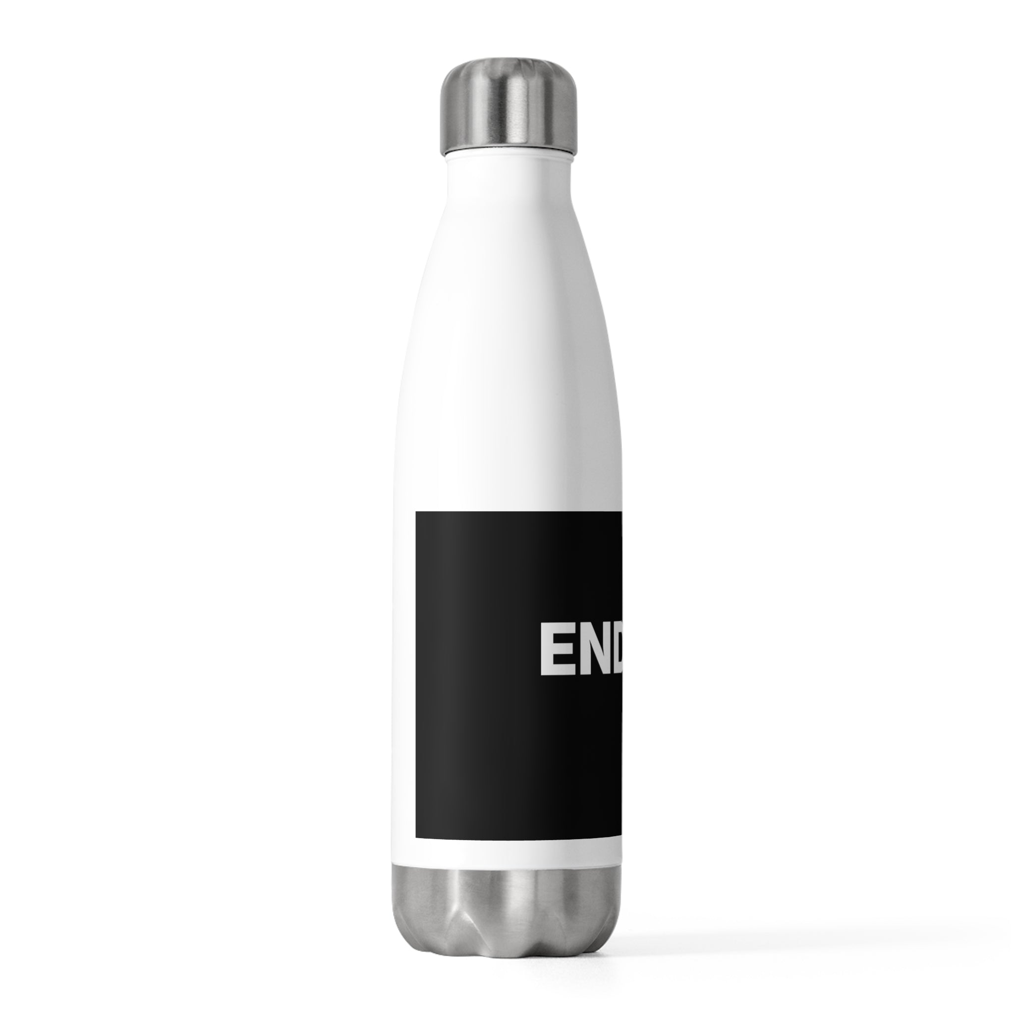 Insulated Bottle - 'Endure' Motivational Stainless Steel Water Bottle (20oz)
