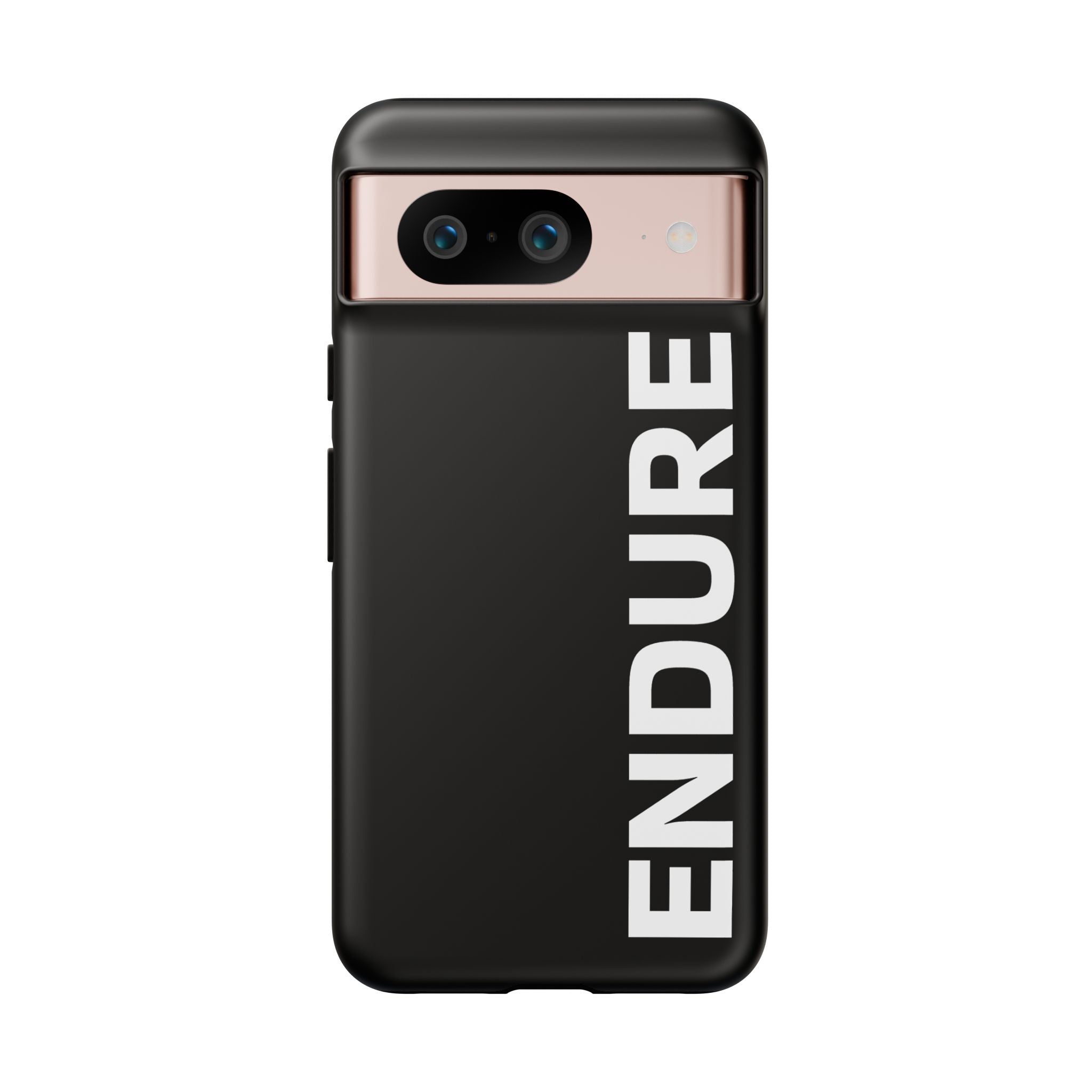 Endure Vertical Bold Phone Case — Tough Black Protective Cover