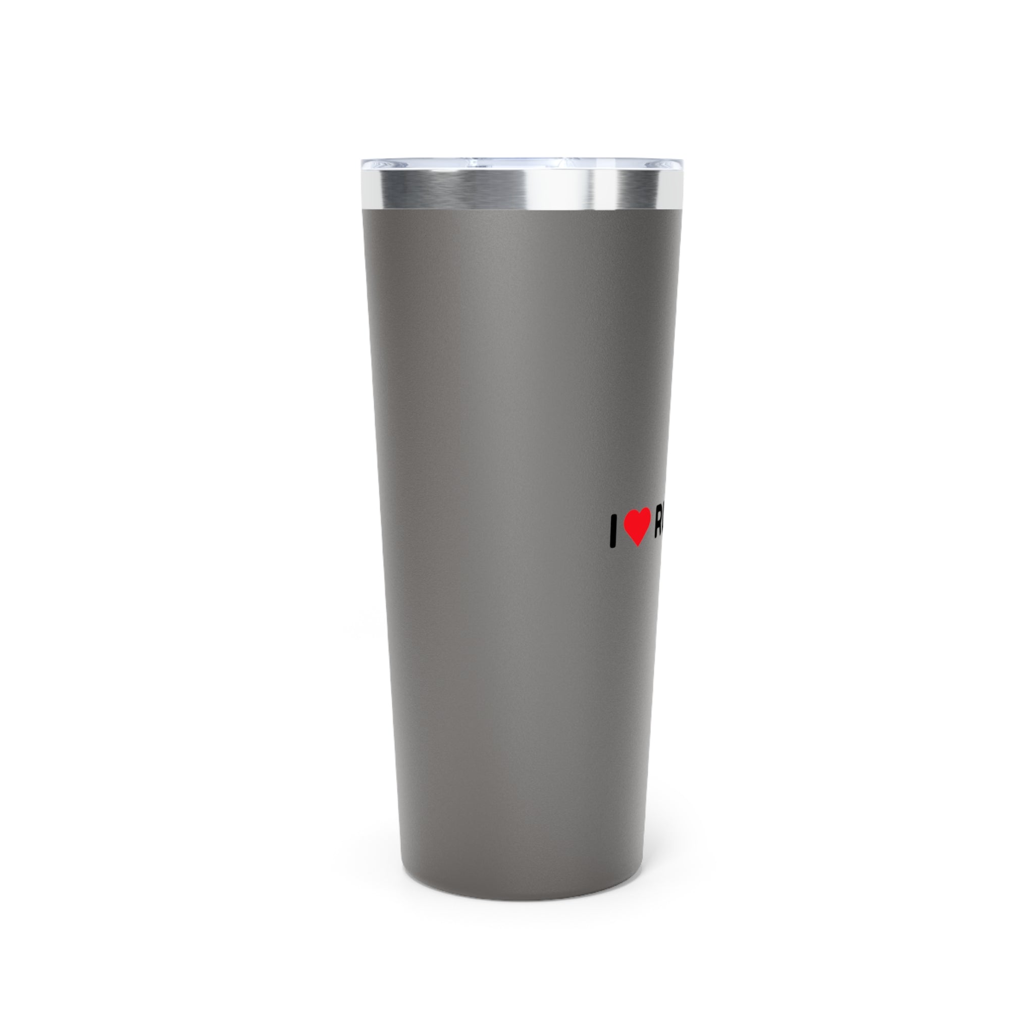 I Heart Running 22oz Insulated Tumbler — Copper Vacuum Travel Cup for Runners