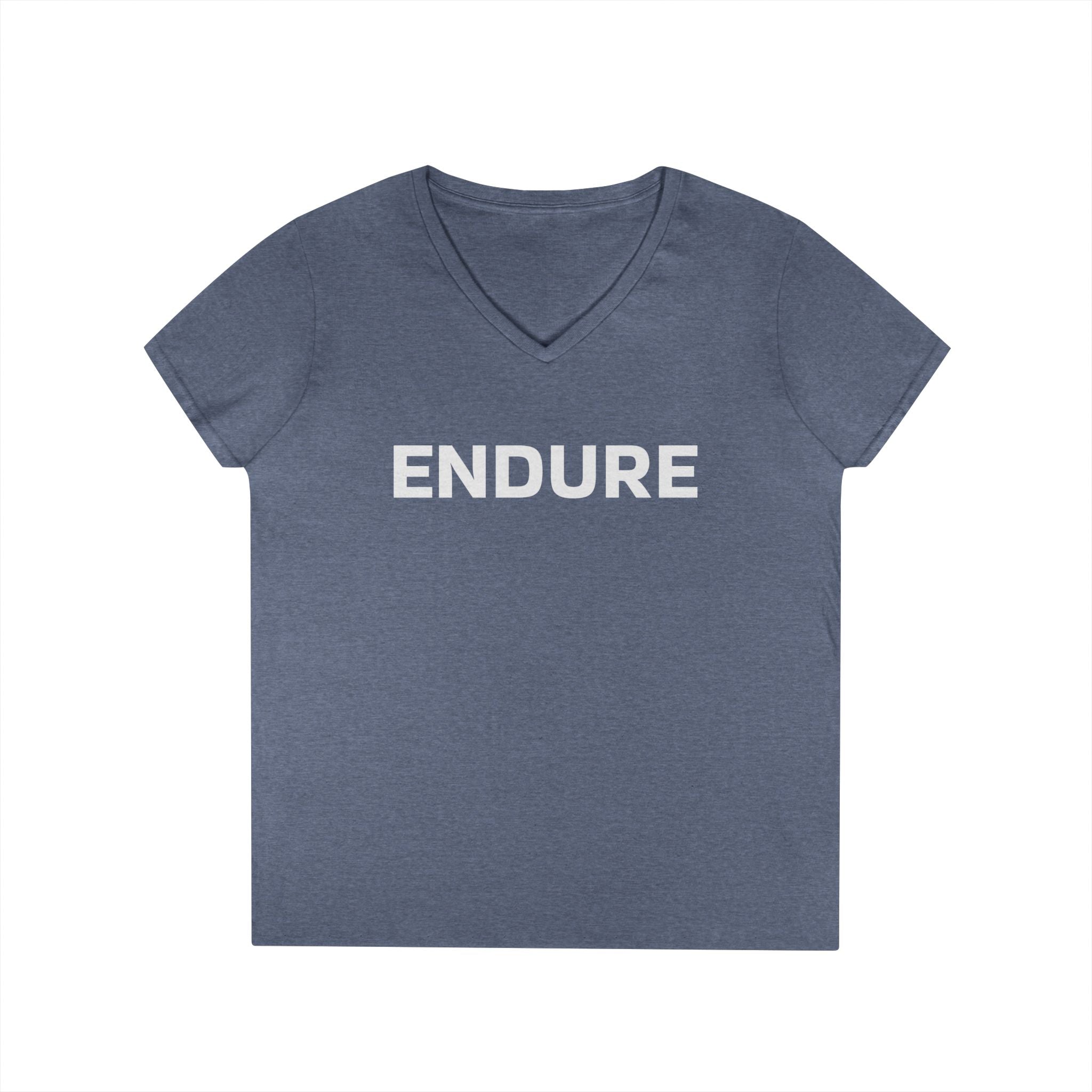 Endure V-Neck Tee - Motivational Women's T-Shirt