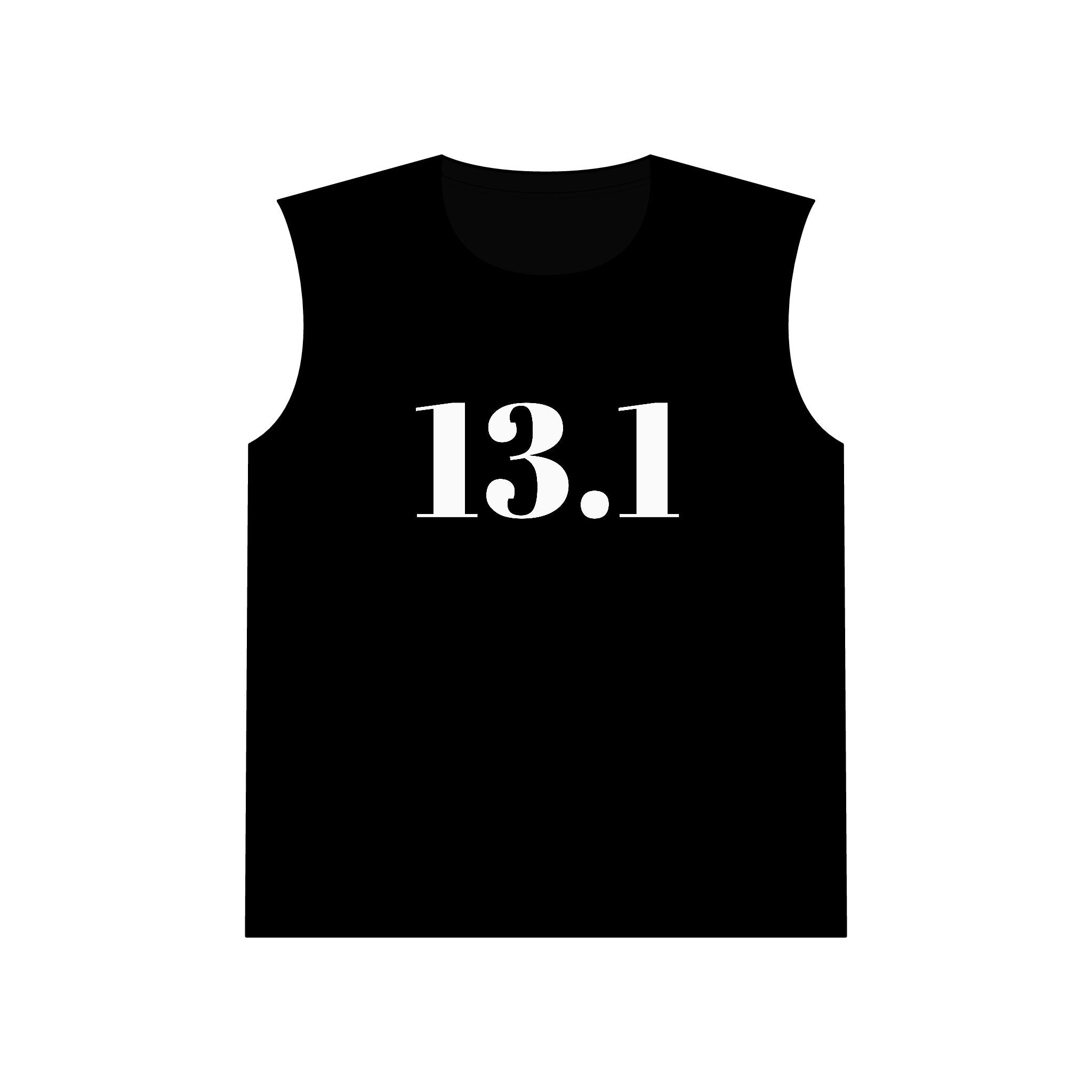 13.1 Half Marathon Muscle Tank — Running Race Tank Top