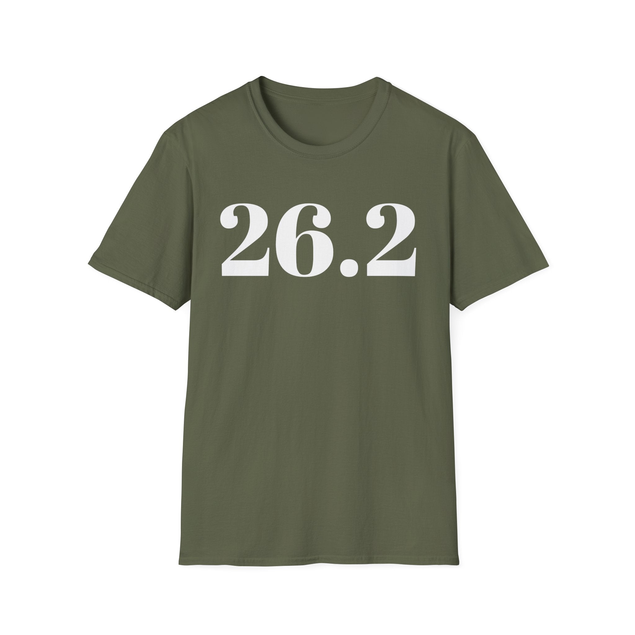 26.2 Marathon Soft Style T-Shirt — Bold Race Distance Tee for Runners