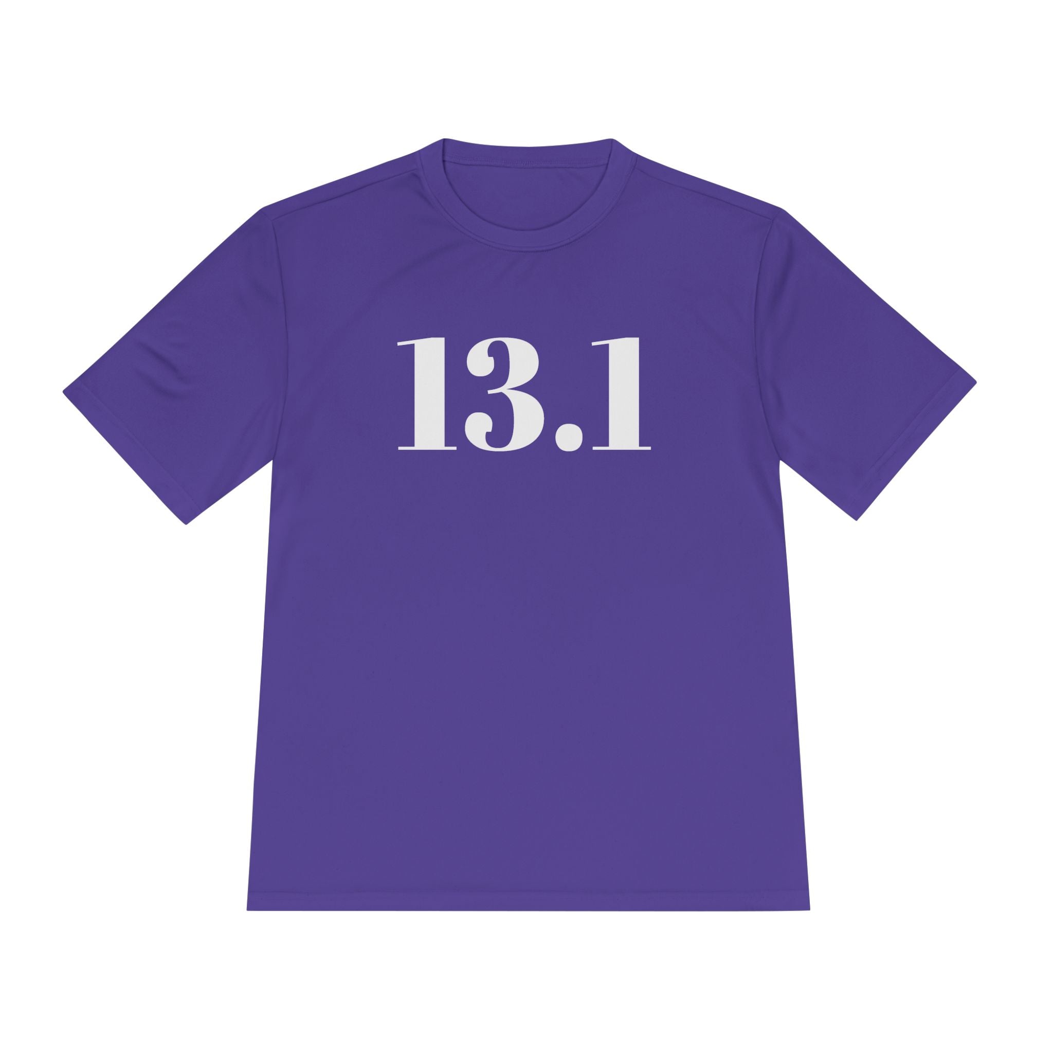 13.1 Half Marathon Running Tee — Moisture - Wicking Race Shirt - Best Run Yet Apparel and Gifts