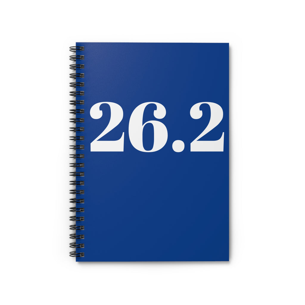 26.2 Marathon Notebook — Ruled Spiral Journal for Runners - Best Run Yet Apparel and Gifts